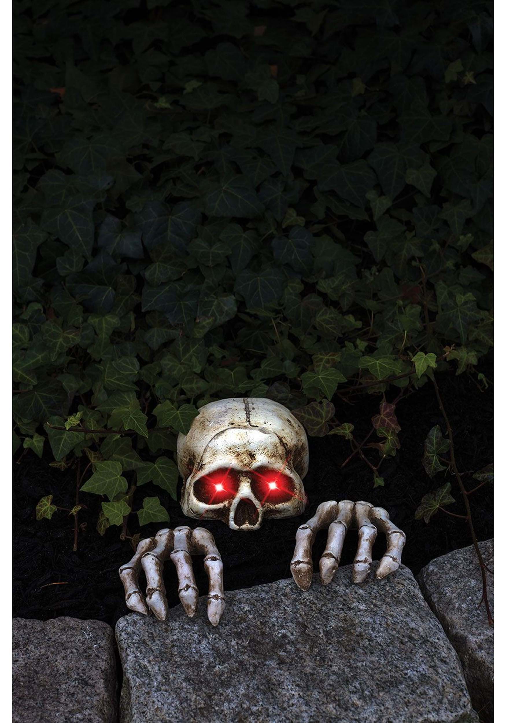 Light Up Skeleton Peeper Grave Breaker Decoration | Skeleton Decorations