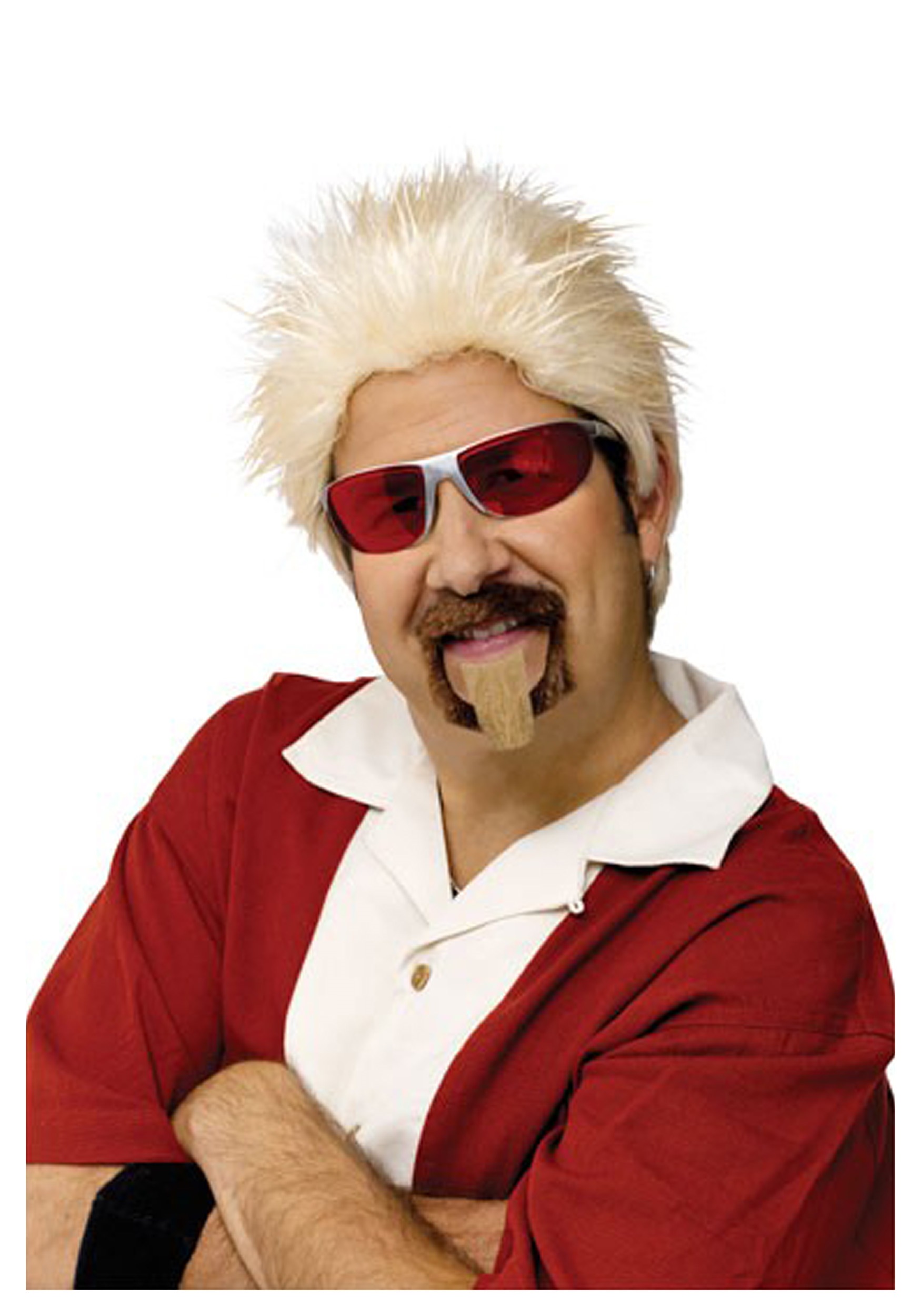 Celebrity Chef Wig and Goatee Accessory Set | Halloween Costume Accessory Kits