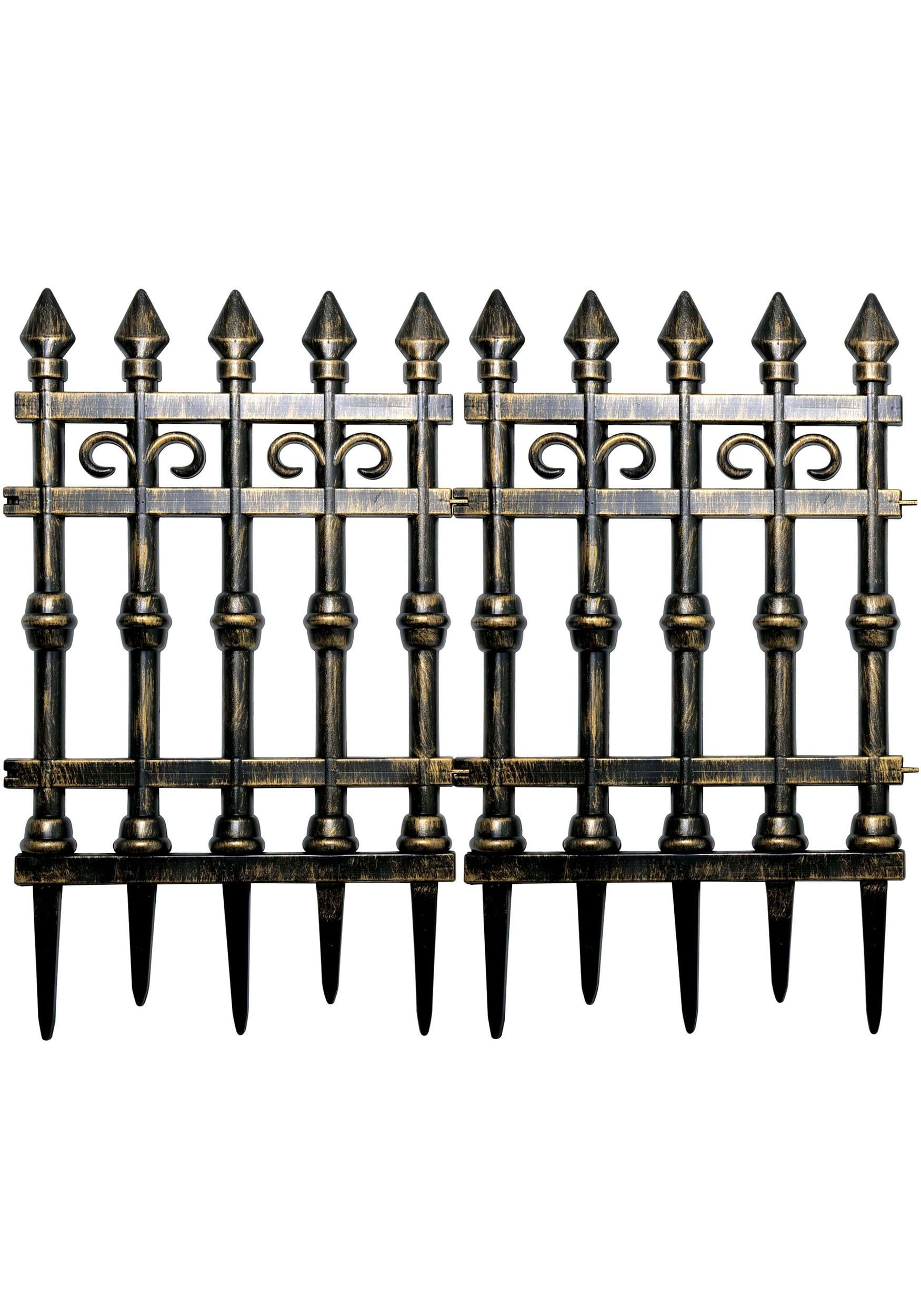 35 X 29 Brass Graveyard Gates Halloween Props | Halloween Gates