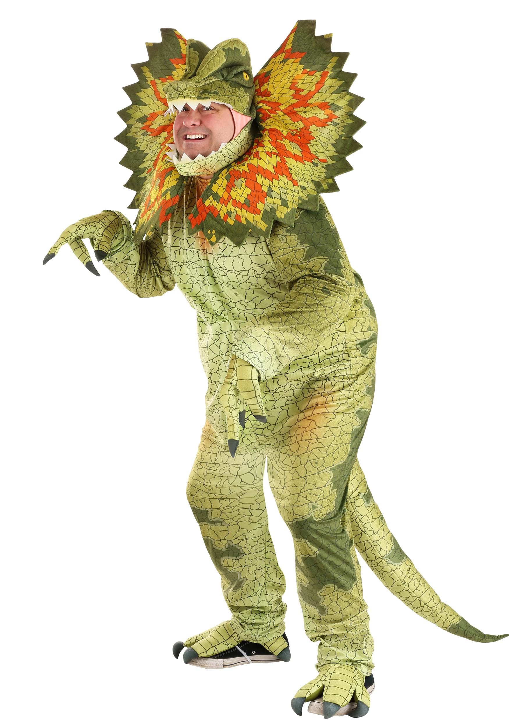Adult Plus Size Dilophosaurus Costume