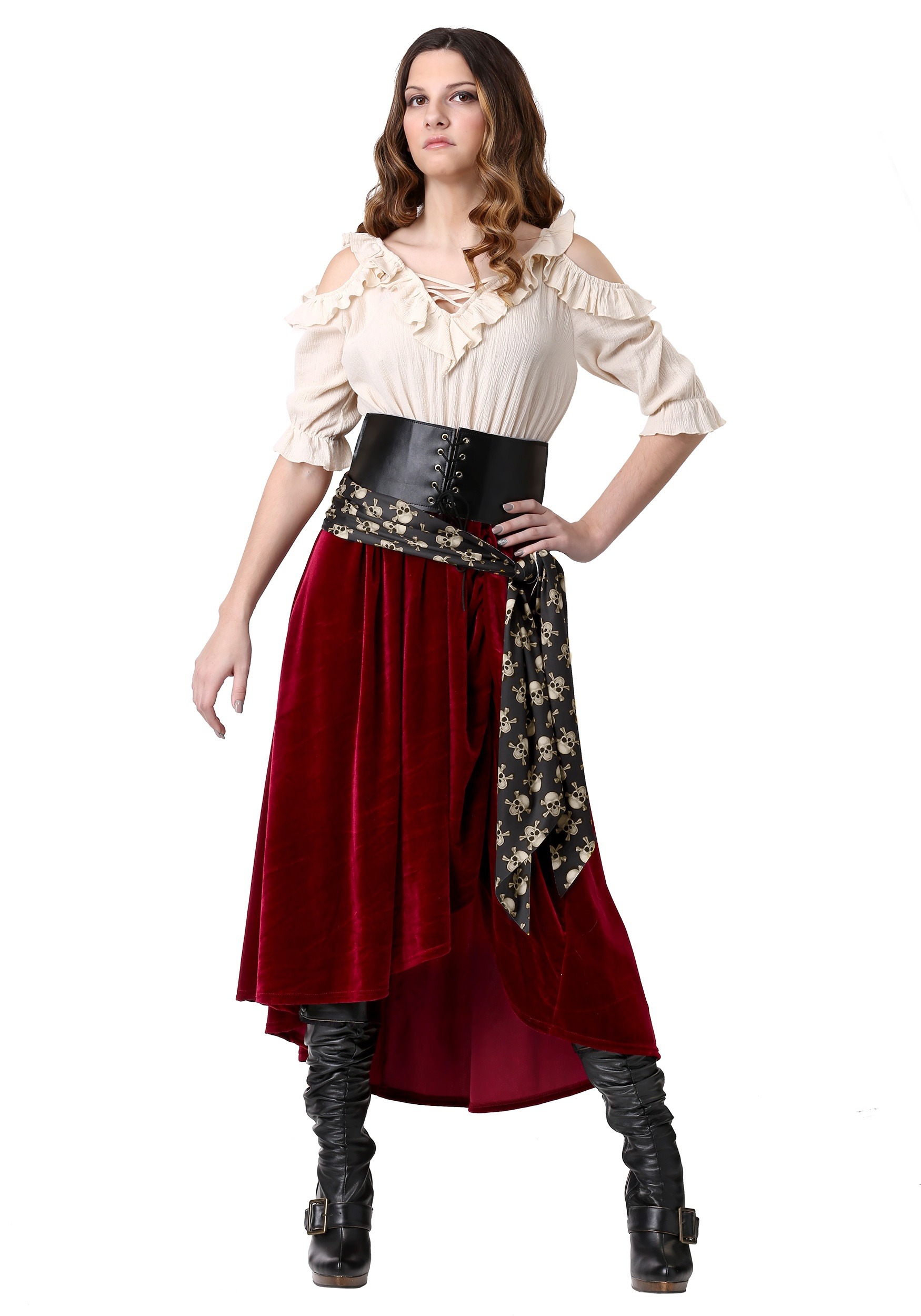 Plus Size Roving Buccaneer Costume for Women