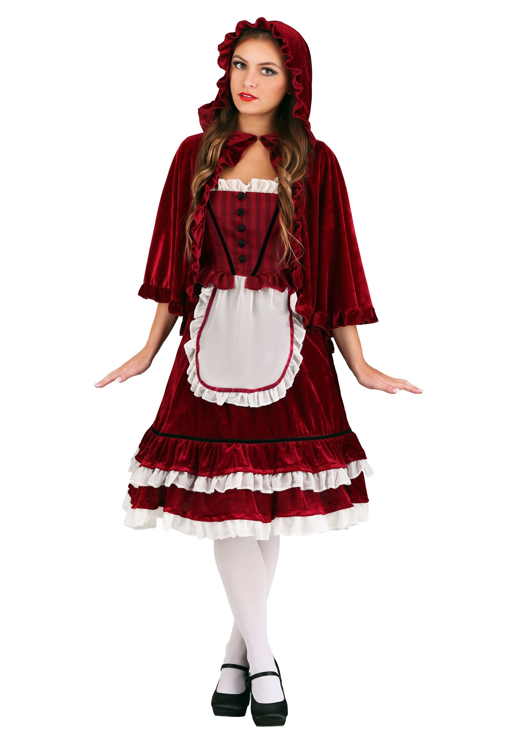Classic Red Riding Hood Costume for Women