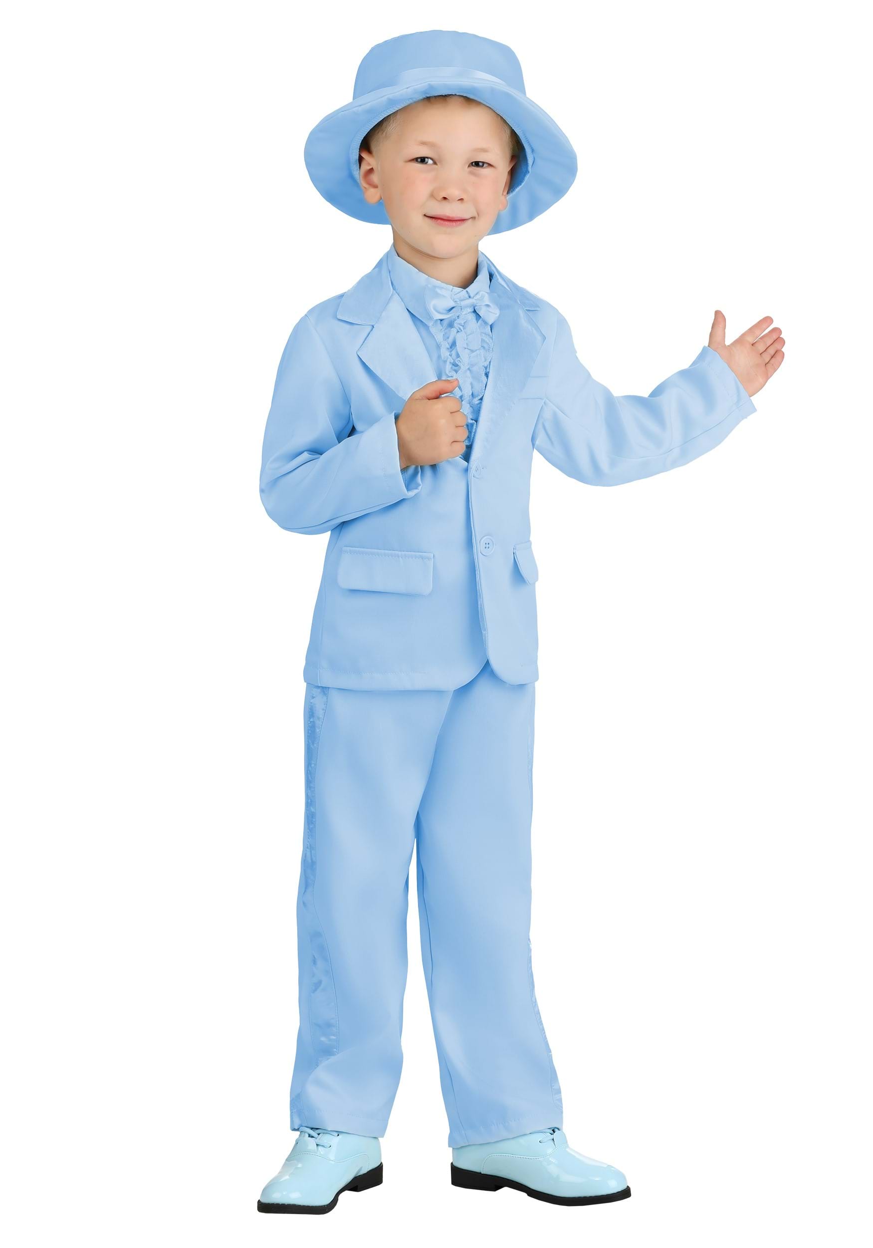 Blue Tuxedo Costume for Toddlers
