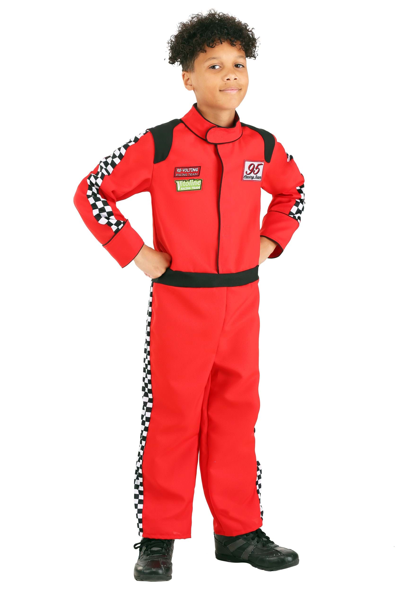 Red Racer Jumpsuit Kid
