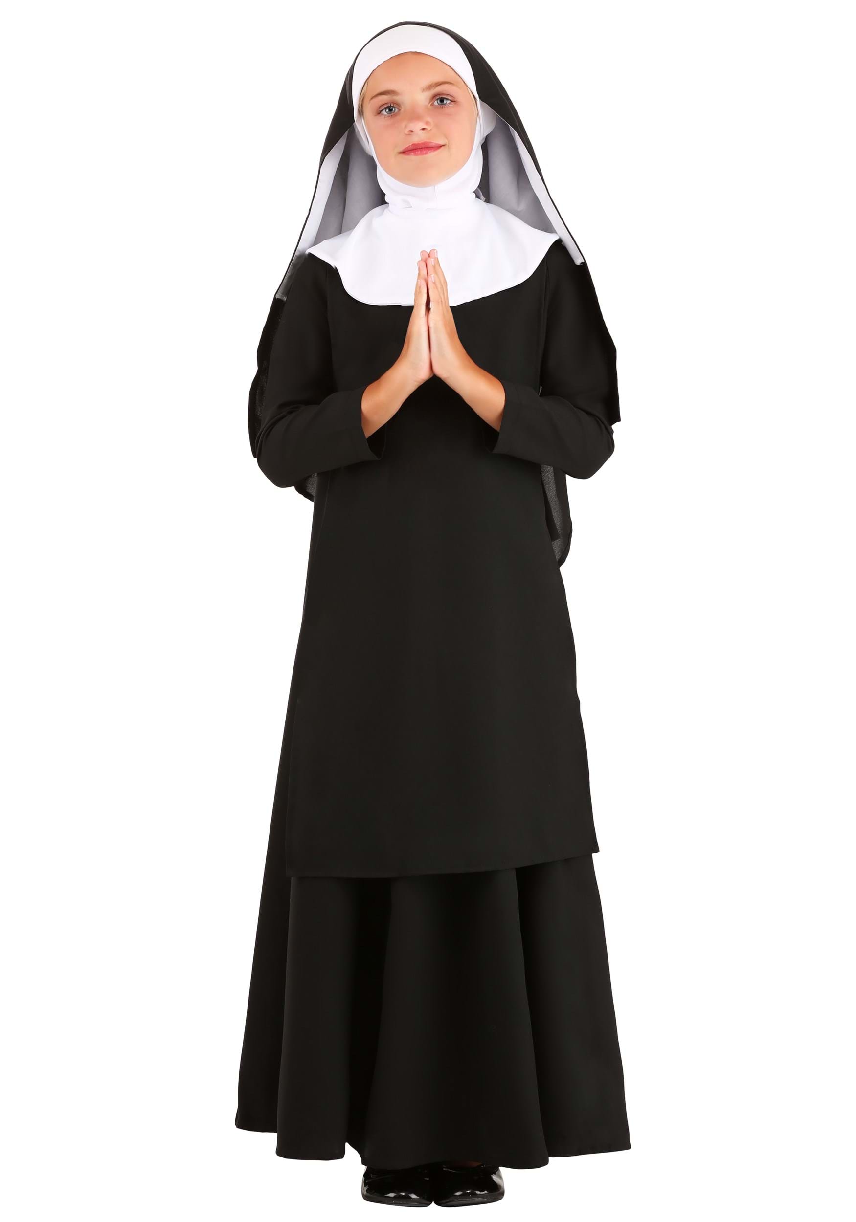 Kid's Deluxe Catholic Nun Costume | Religious Costumes