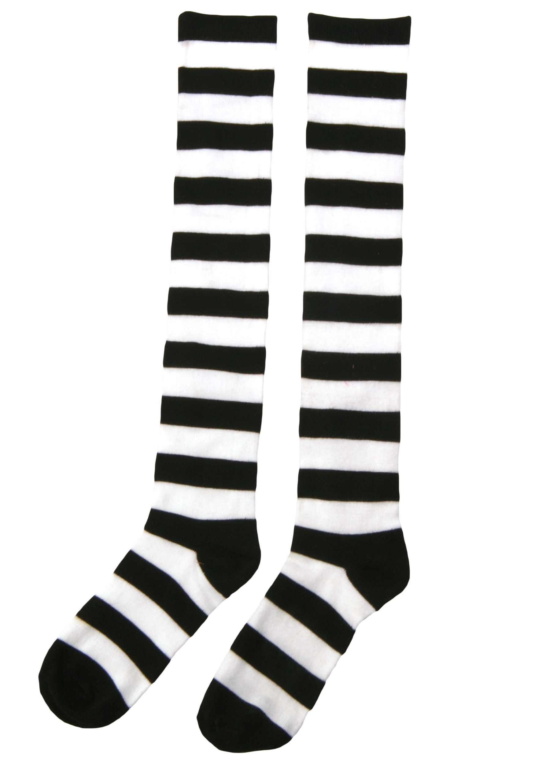 Striped Witch Socks for Adults
