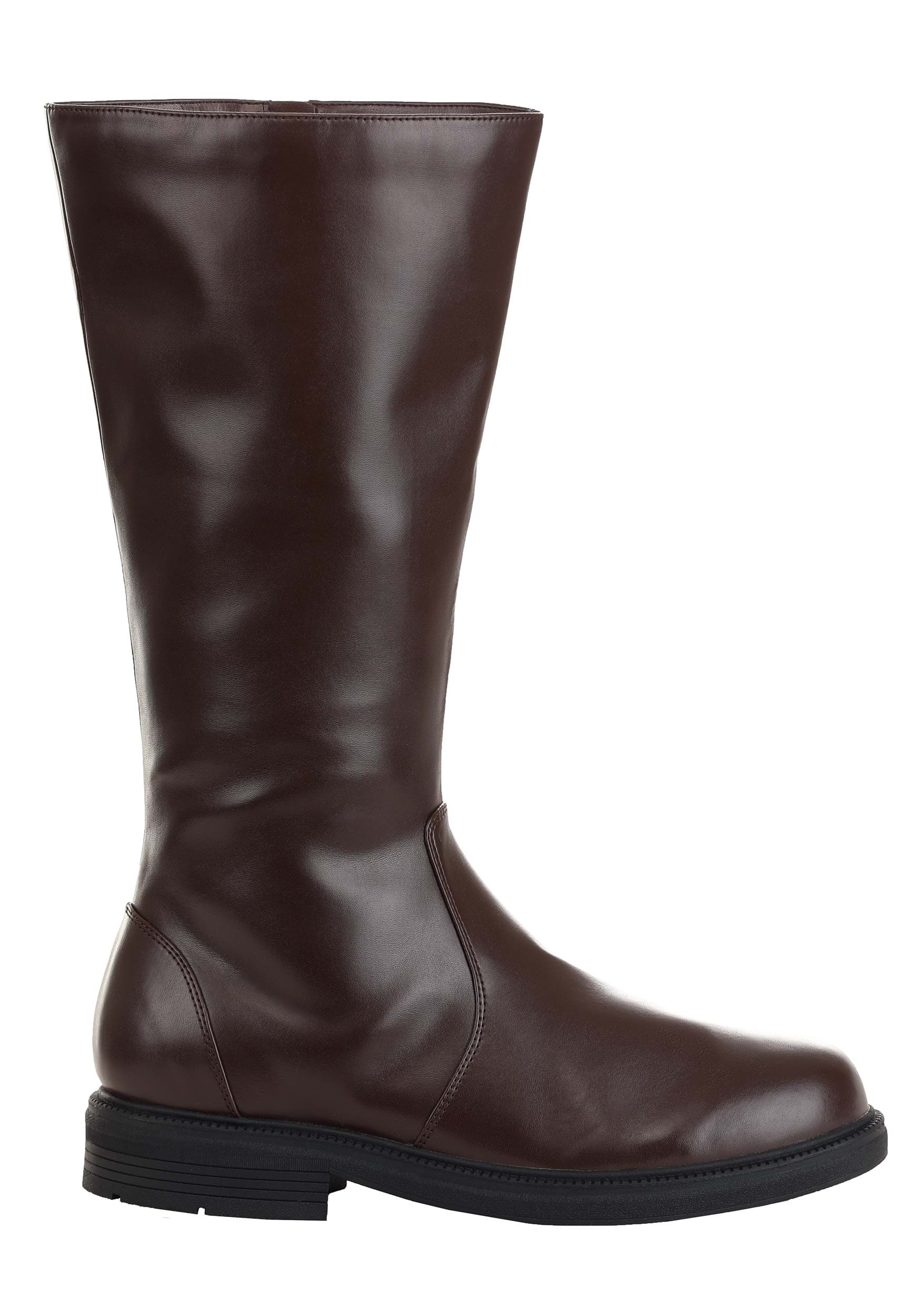 Tall Brown Costume Boots for Adults | Costume Shoes
