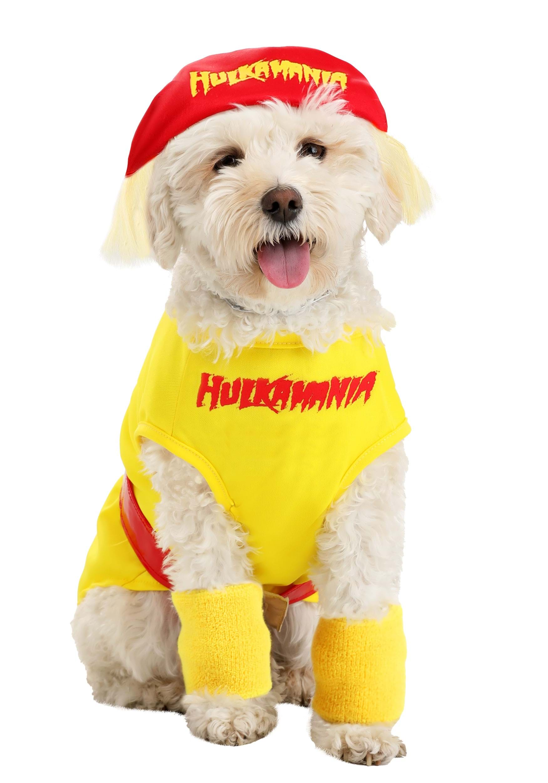 Hulk Hogan Pet Dog Costume | Sports Costumes for Dogs