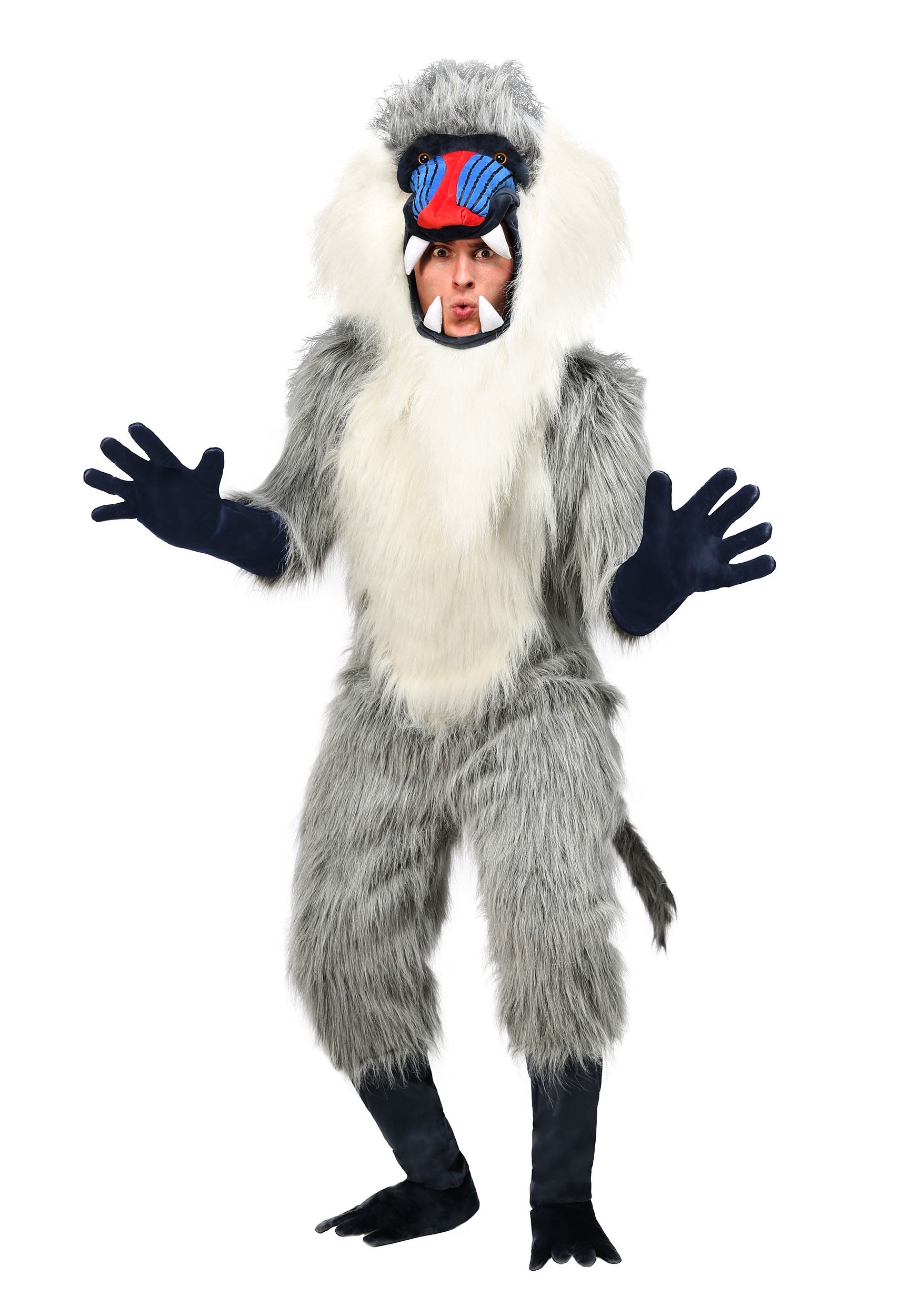 Baboon Costume for Adults | Exclusive Jumpsuit Costume