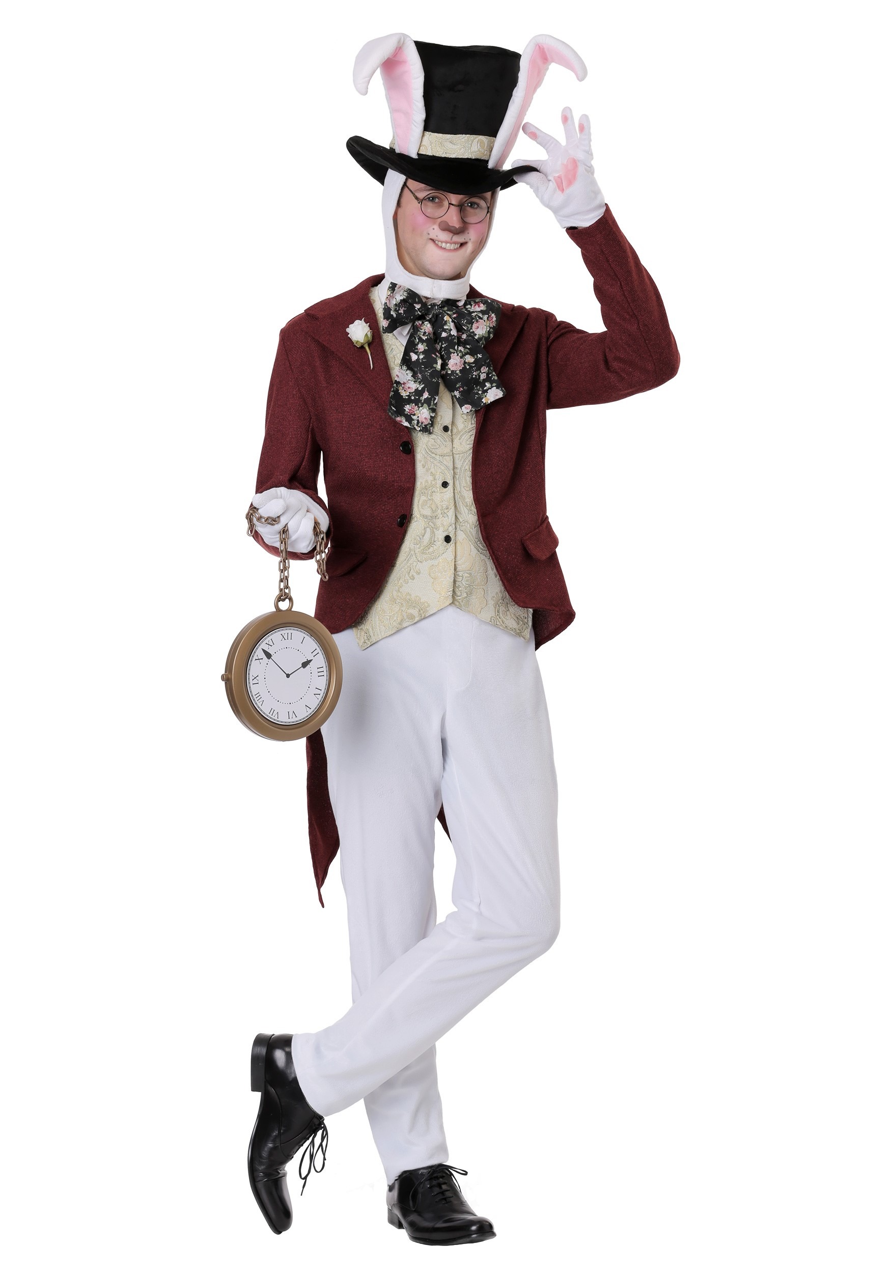 White Rabbit Men's Costume | Storybook Costumes