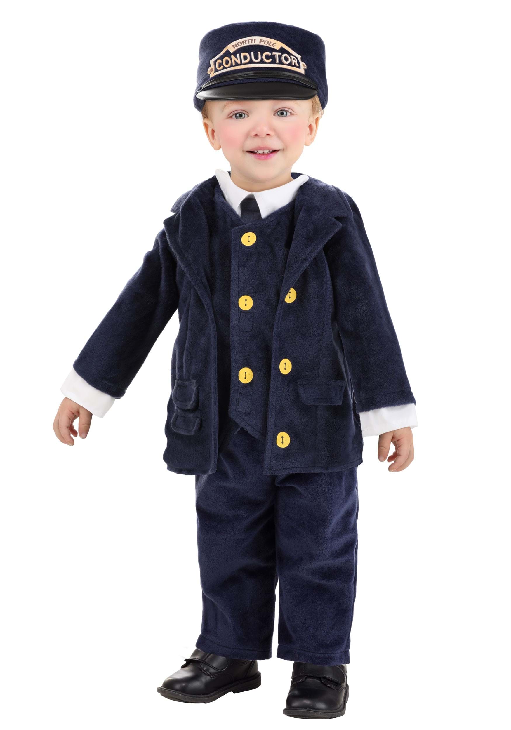 Infant North Pole Train Conductor Costume | Baby Costumes