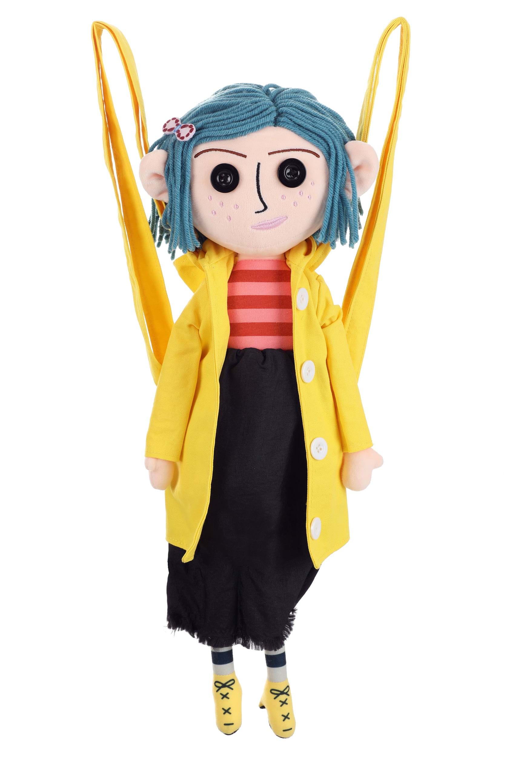 Coraline Doll Plush Mini Backpack | Coraline Accessories