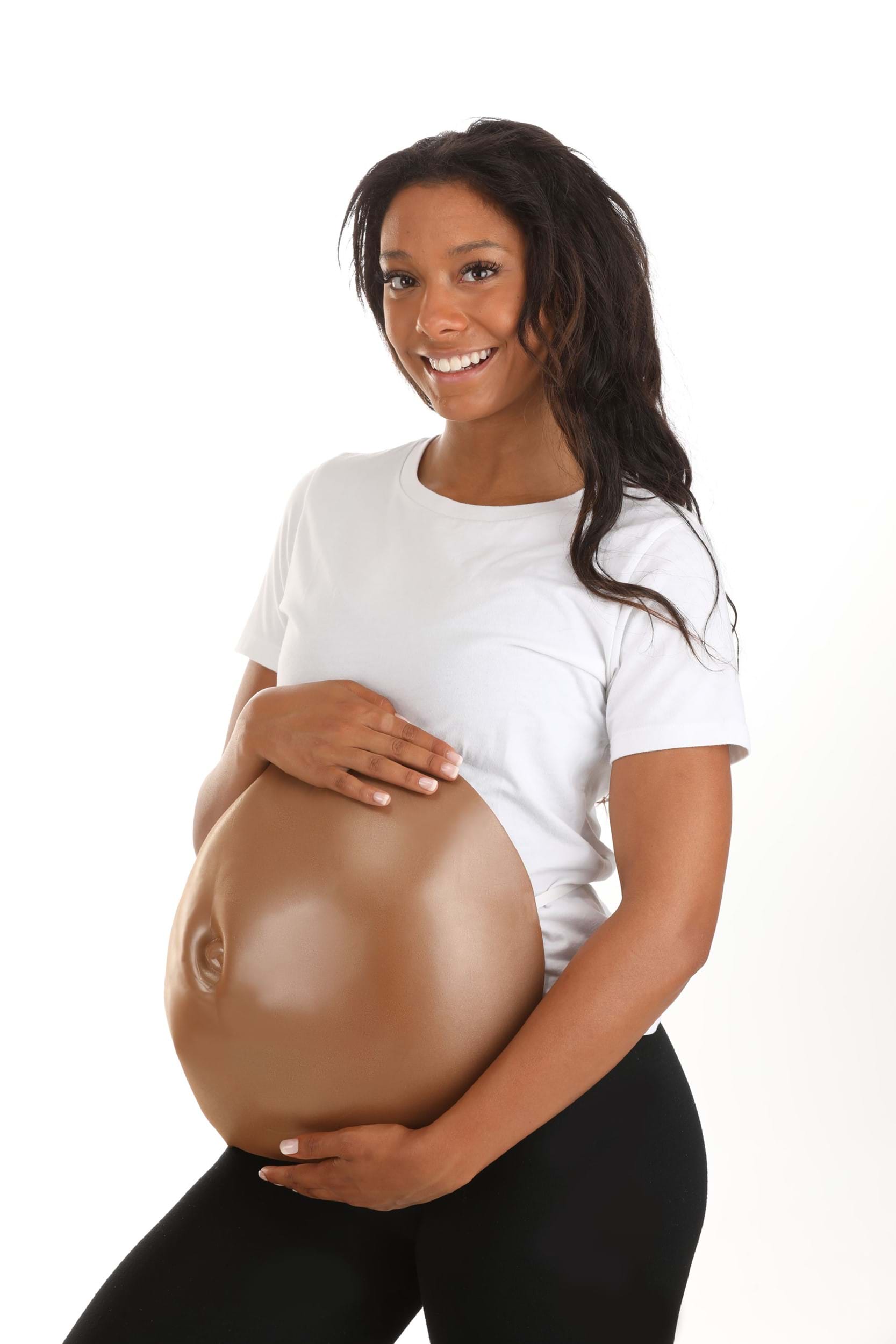 Light Weight Dark Pregnant Belly | Costume Accessories