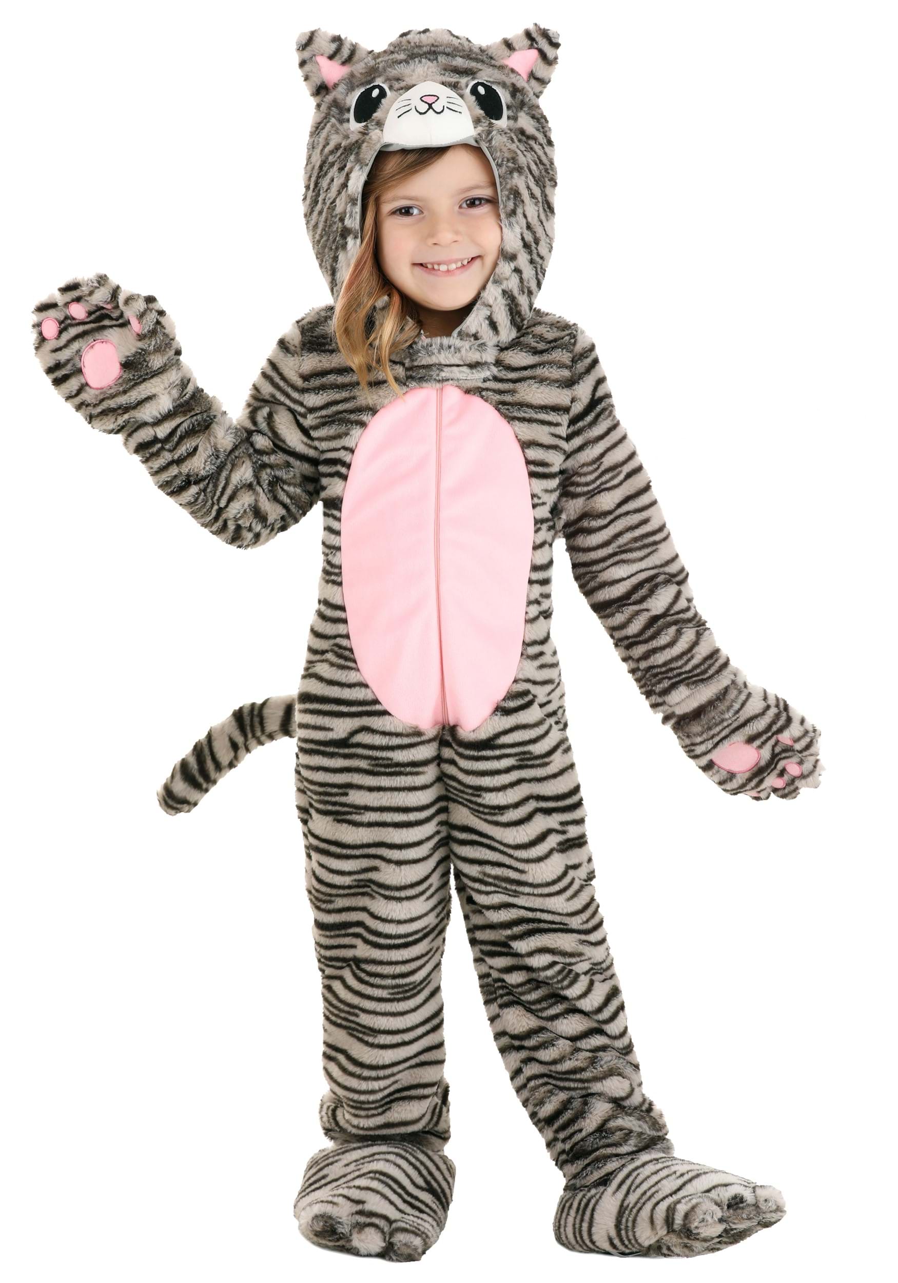 Premium Toddler Tabby Kitty Cat Costume | Kid