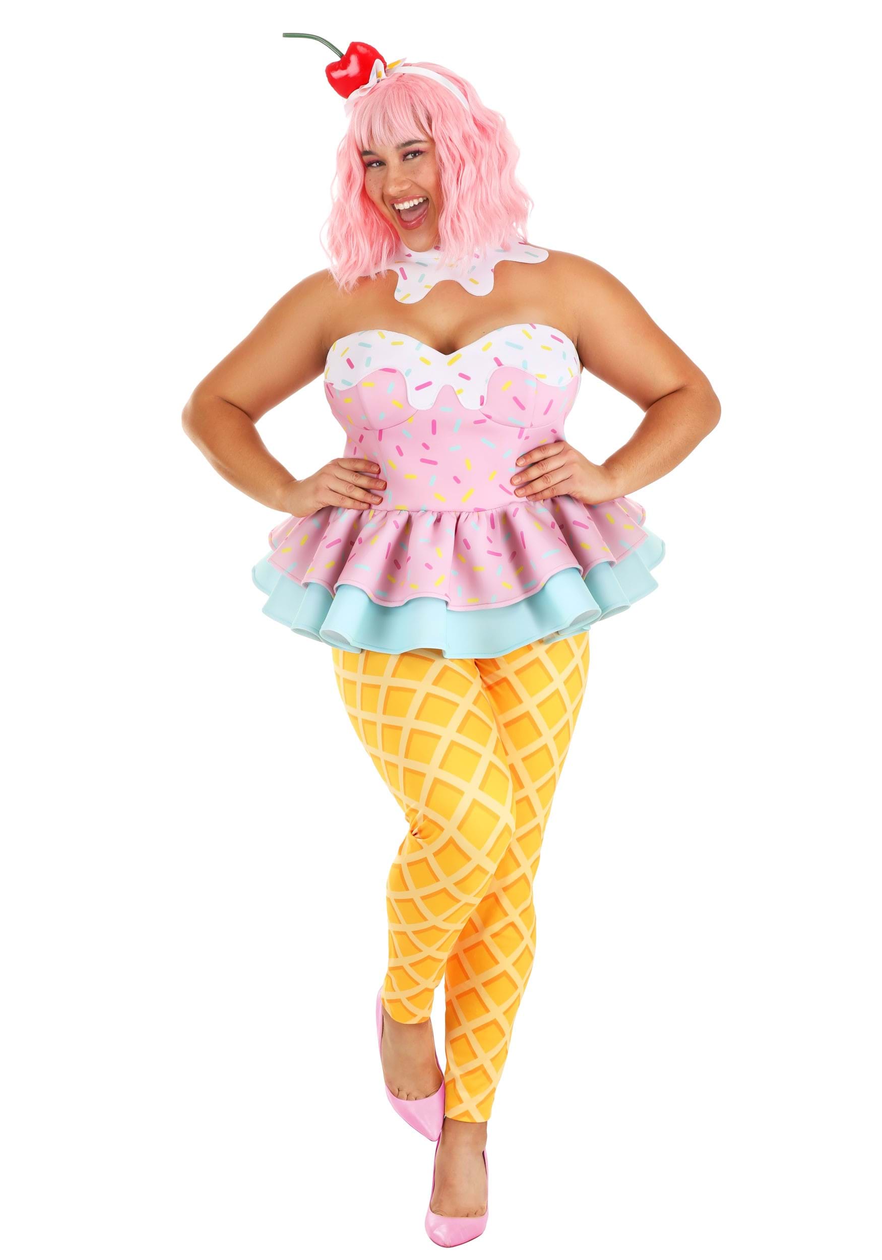 Plus Size Sweet Treat Ice Cream Women