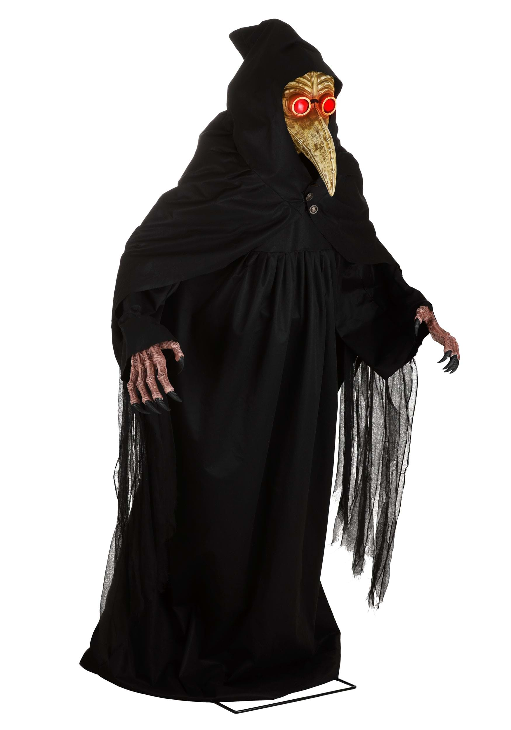 7.5FT Giant Animatronic Plague Doctor Halloween Prop | Scary Animatronics