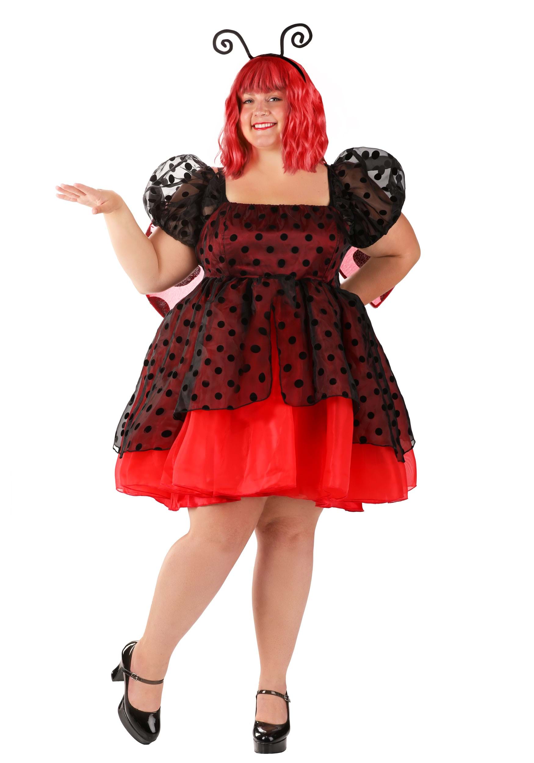 Plus Size Flirty Ladybug Women