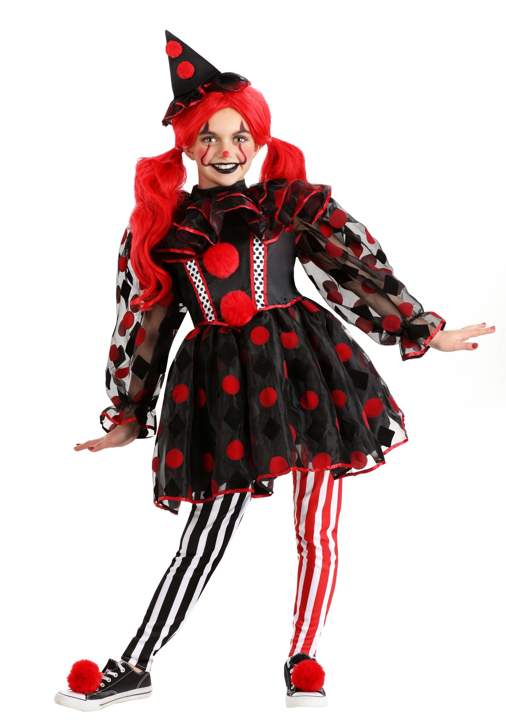 Wonderland Red Clown Girl