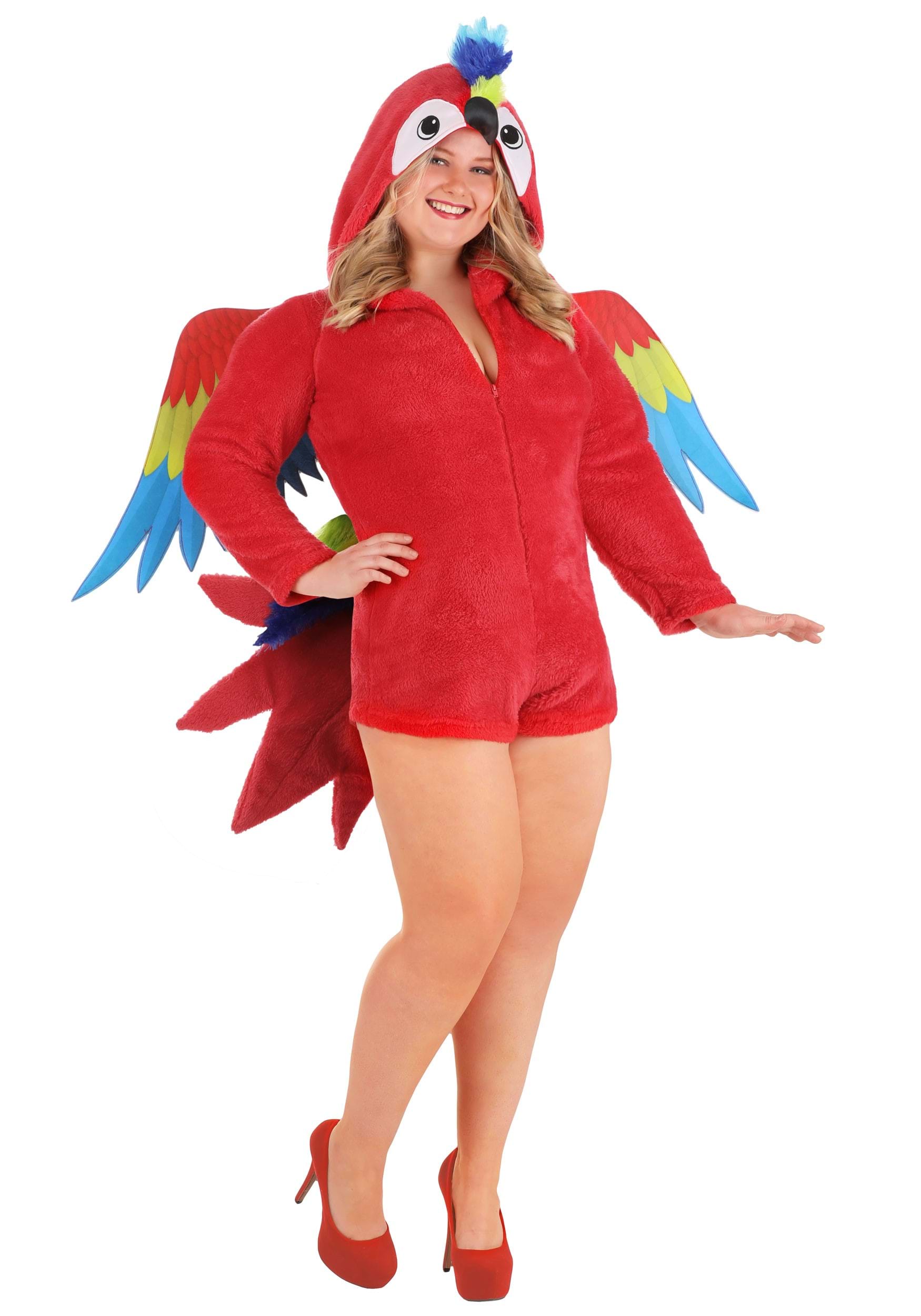 Plus Size Macaw Parrot Women