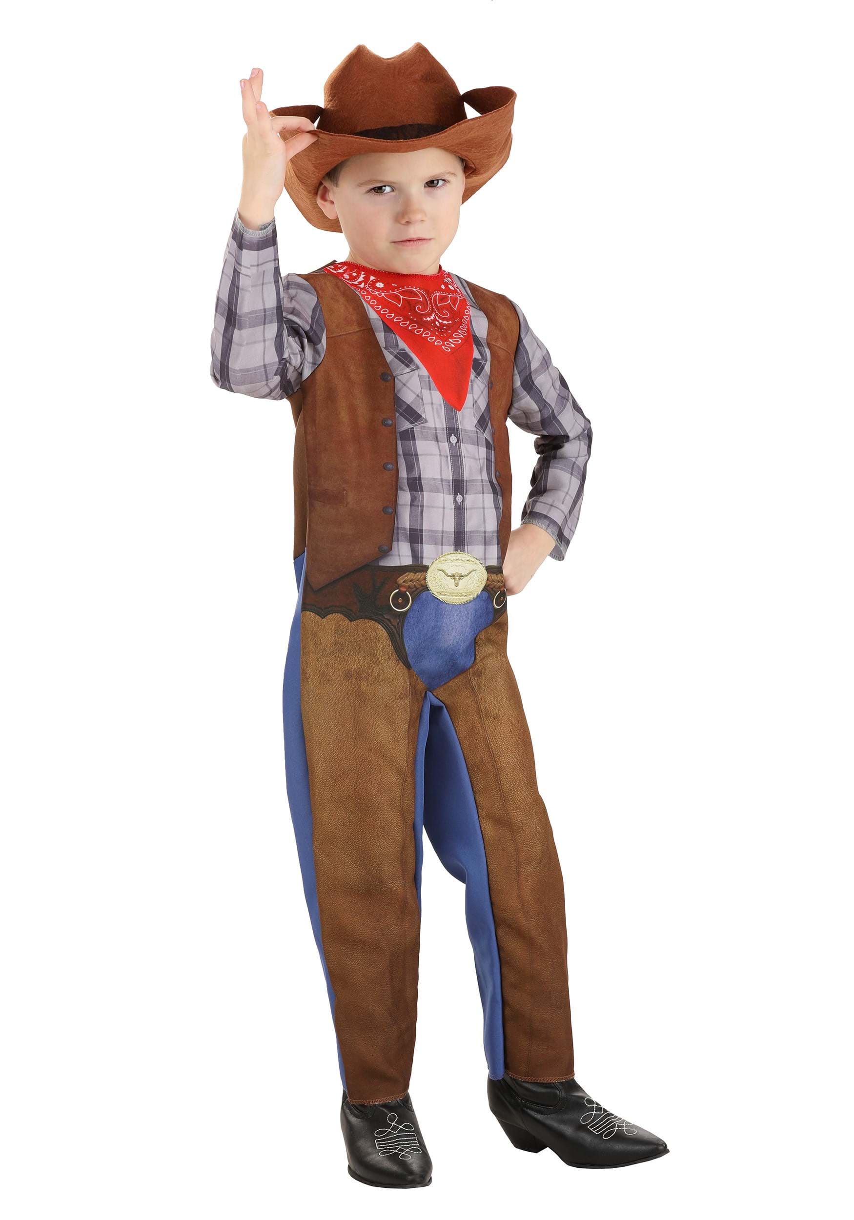 Toddler Dusty Trails Cowboy Costume | Kid