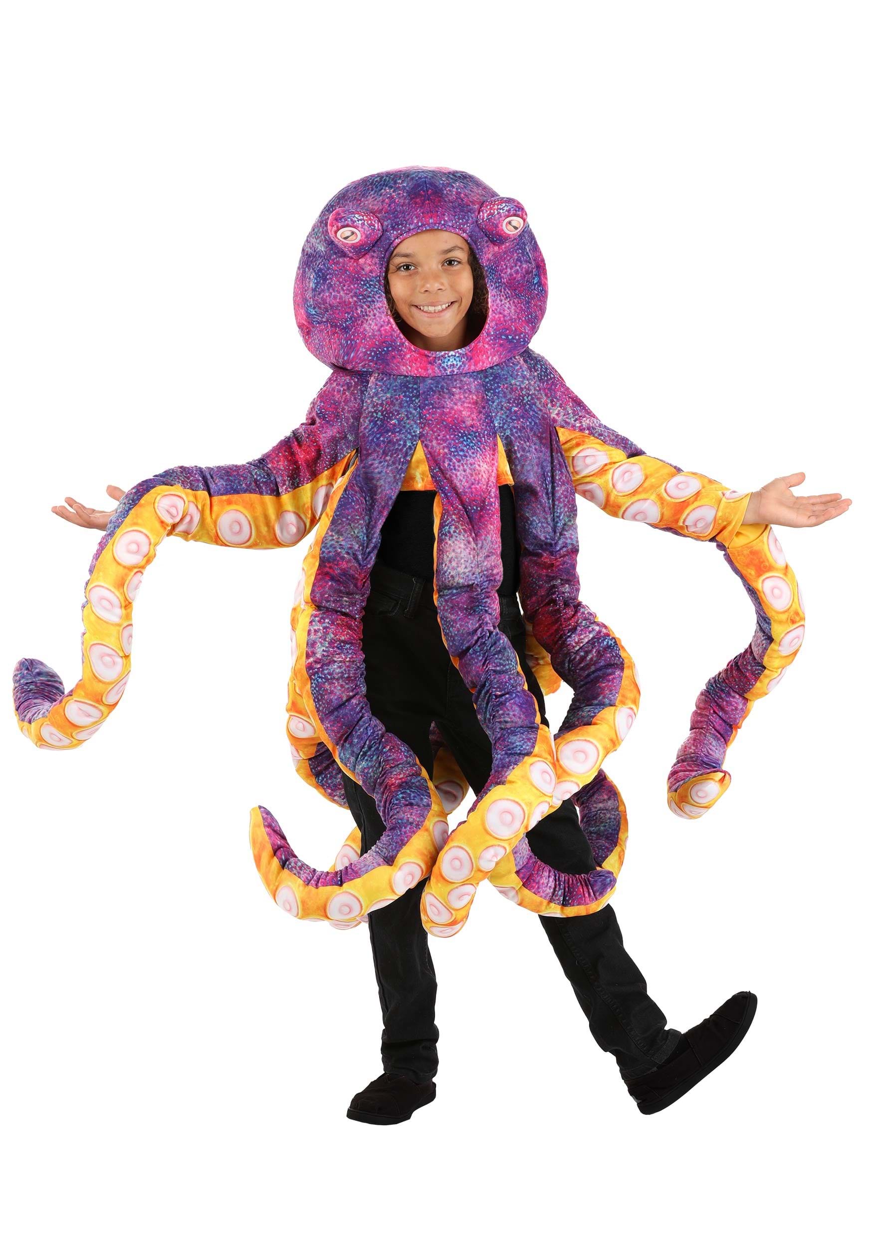 Child Purple Octopus Costume | Kid