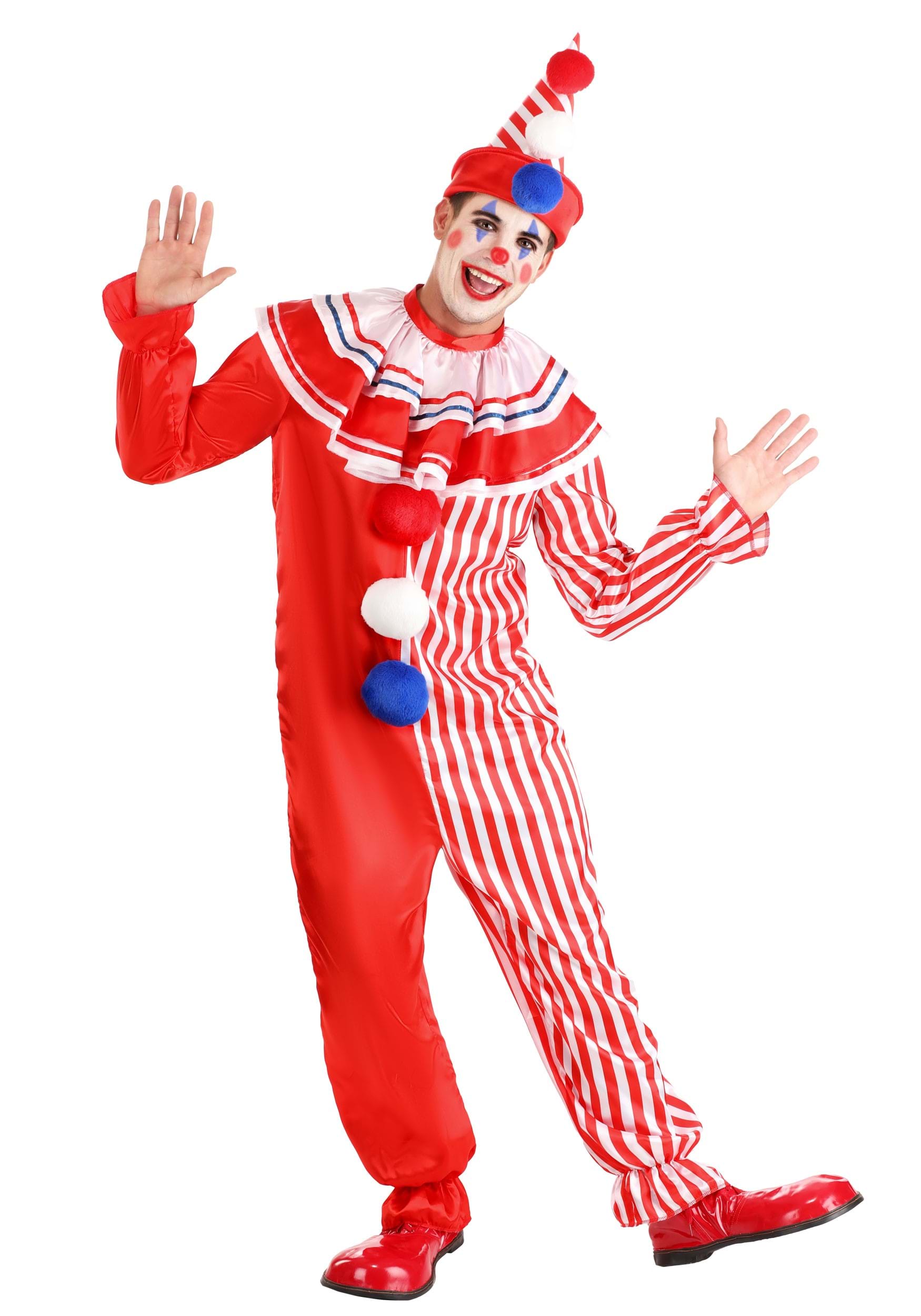 Classic Clown Adult Costume | Adult Clown Costumes