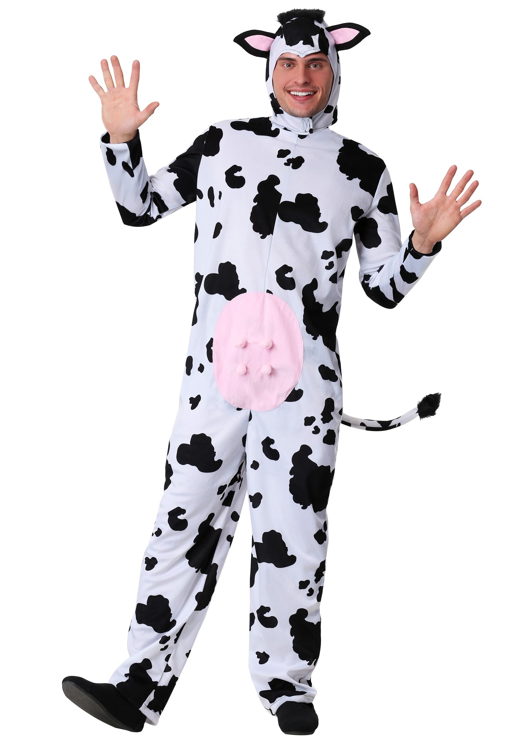 Classic Cow Adult Costume | Adult Farm Animal Costumes