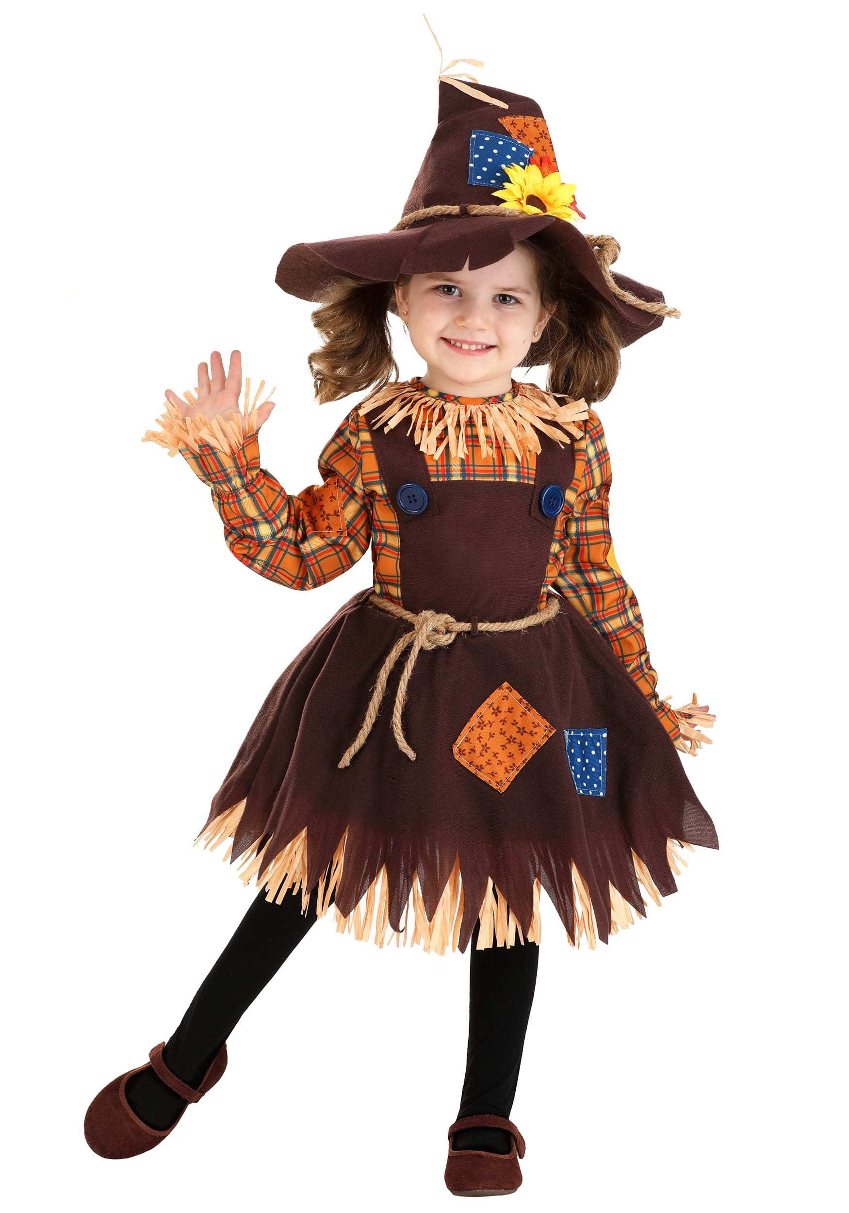 Toddler Sunflower Scarecrow Costume | Kid