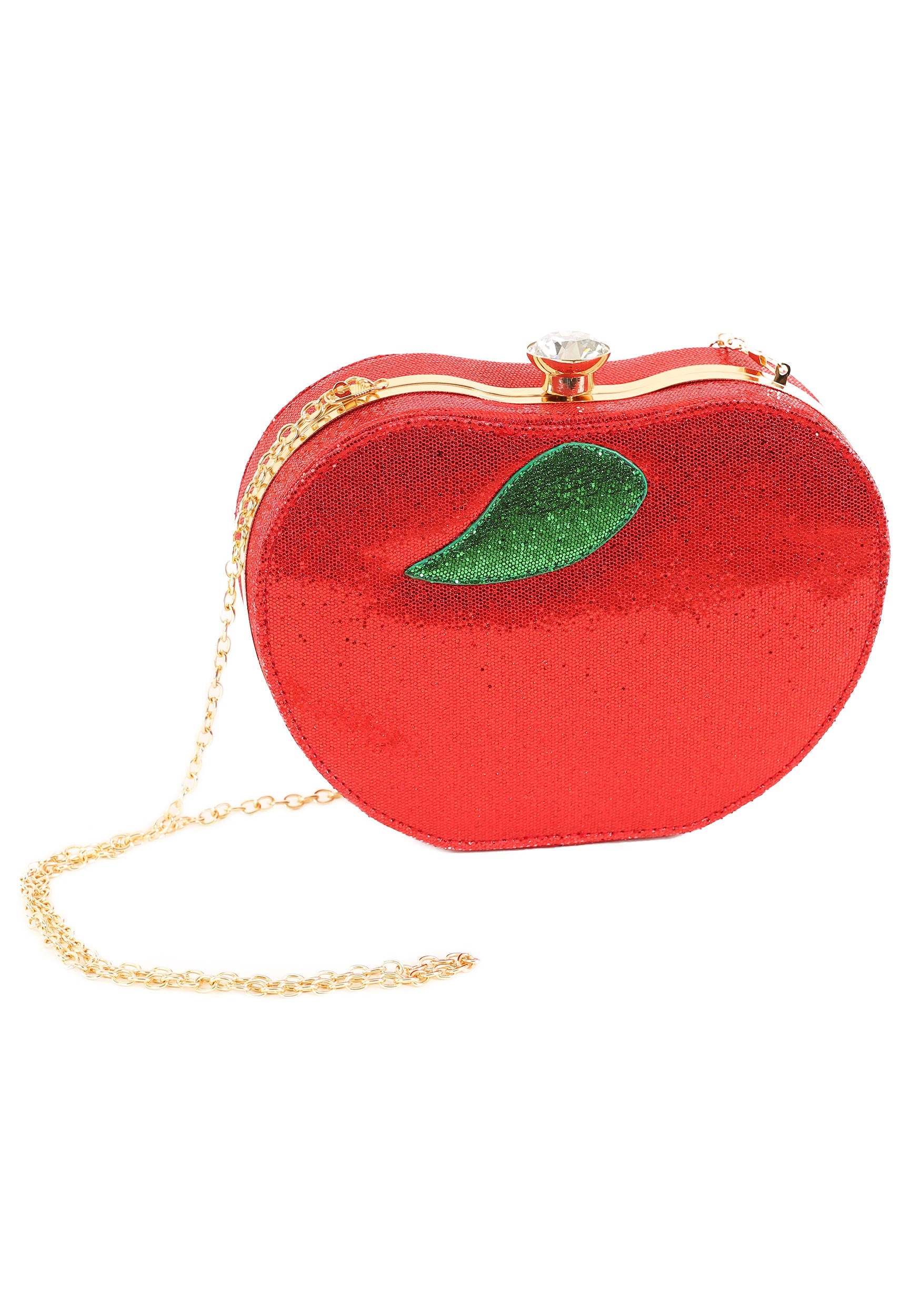Red Apple Rhinestone Costume Purse | Snow White Accessories