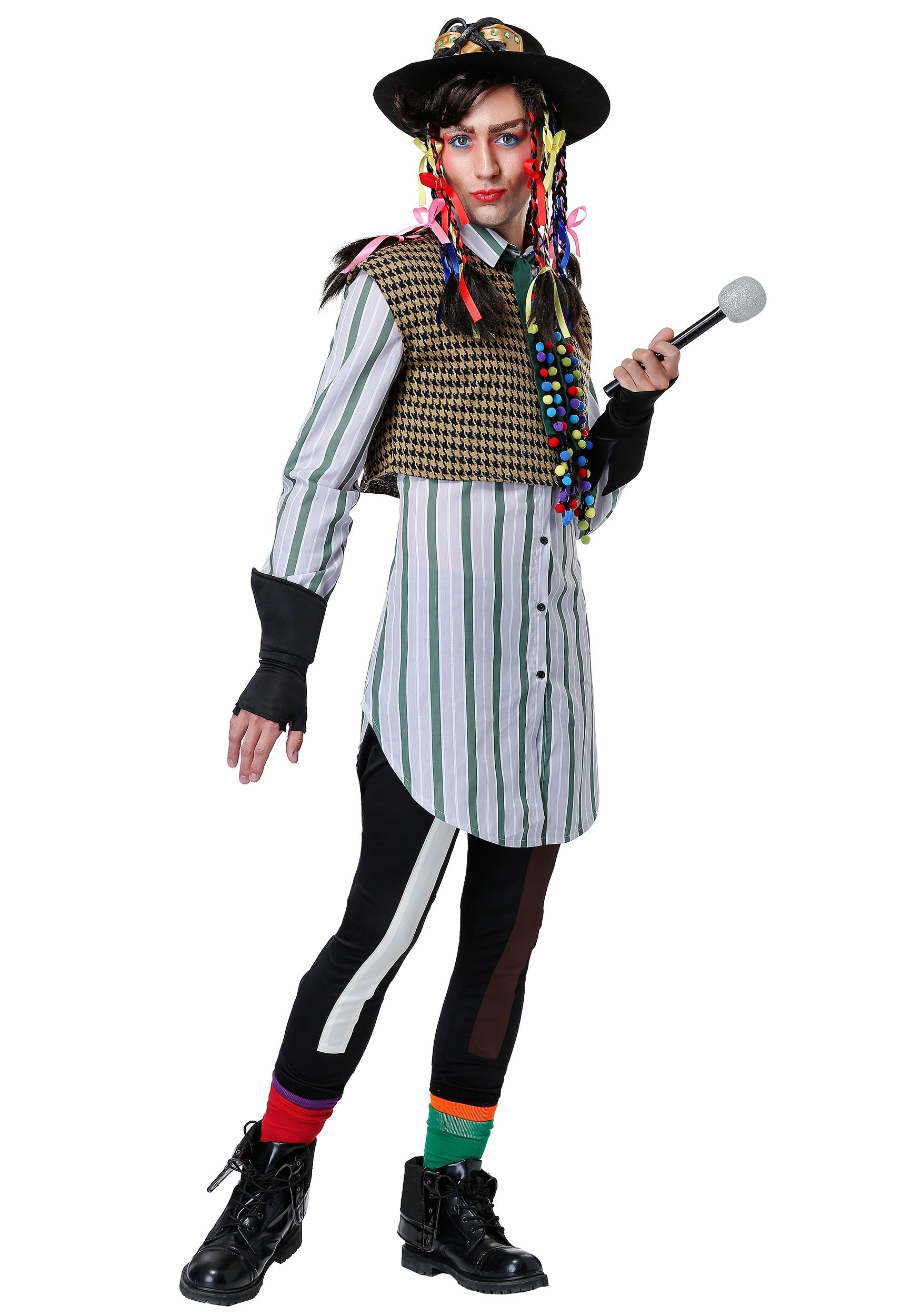 Men's Chameleon Pop Star Costume | Celebrity Costumes