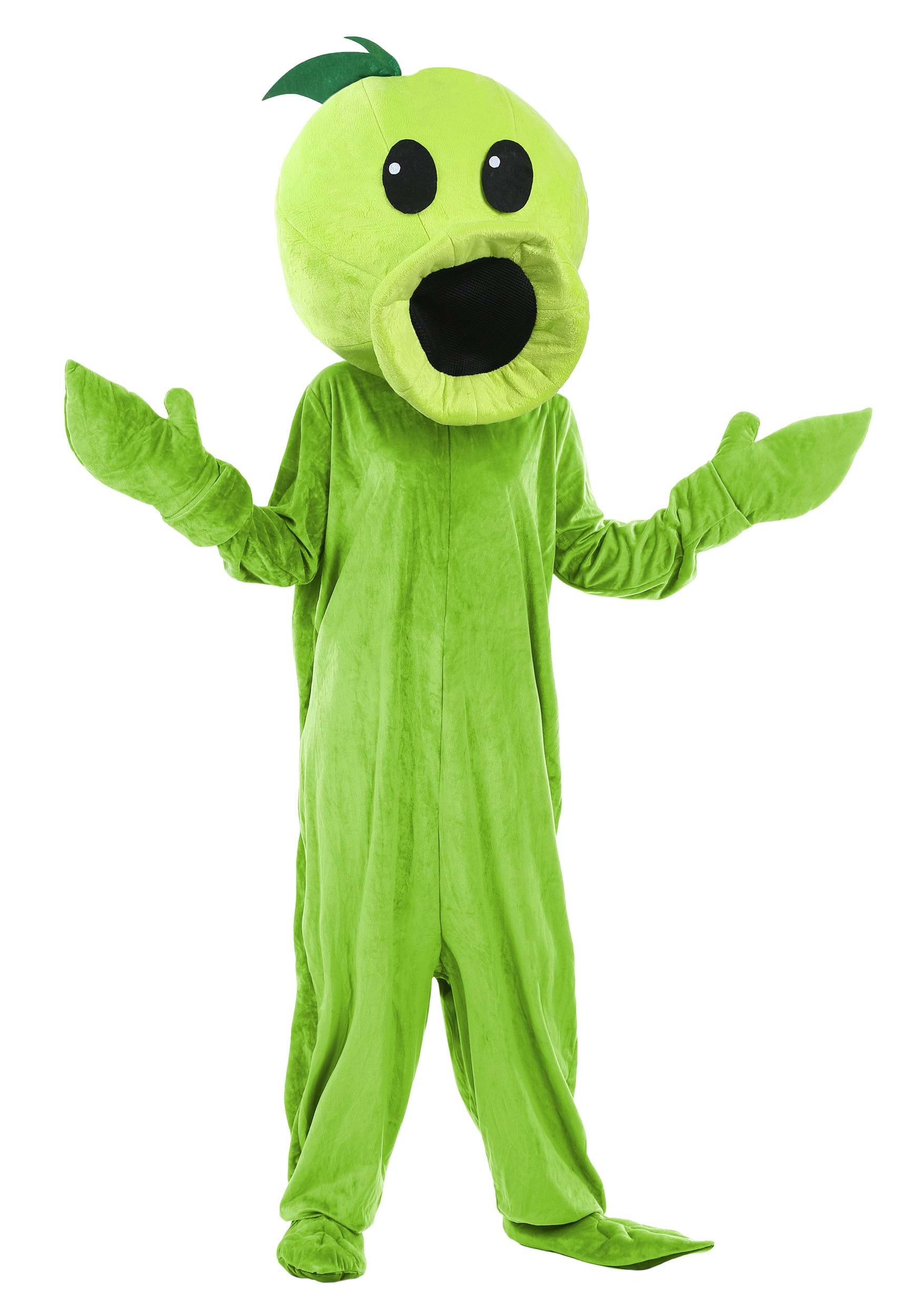 Plants Vs Zombies Adult Peashooter Costume | Plants Vs Zombies Costumes