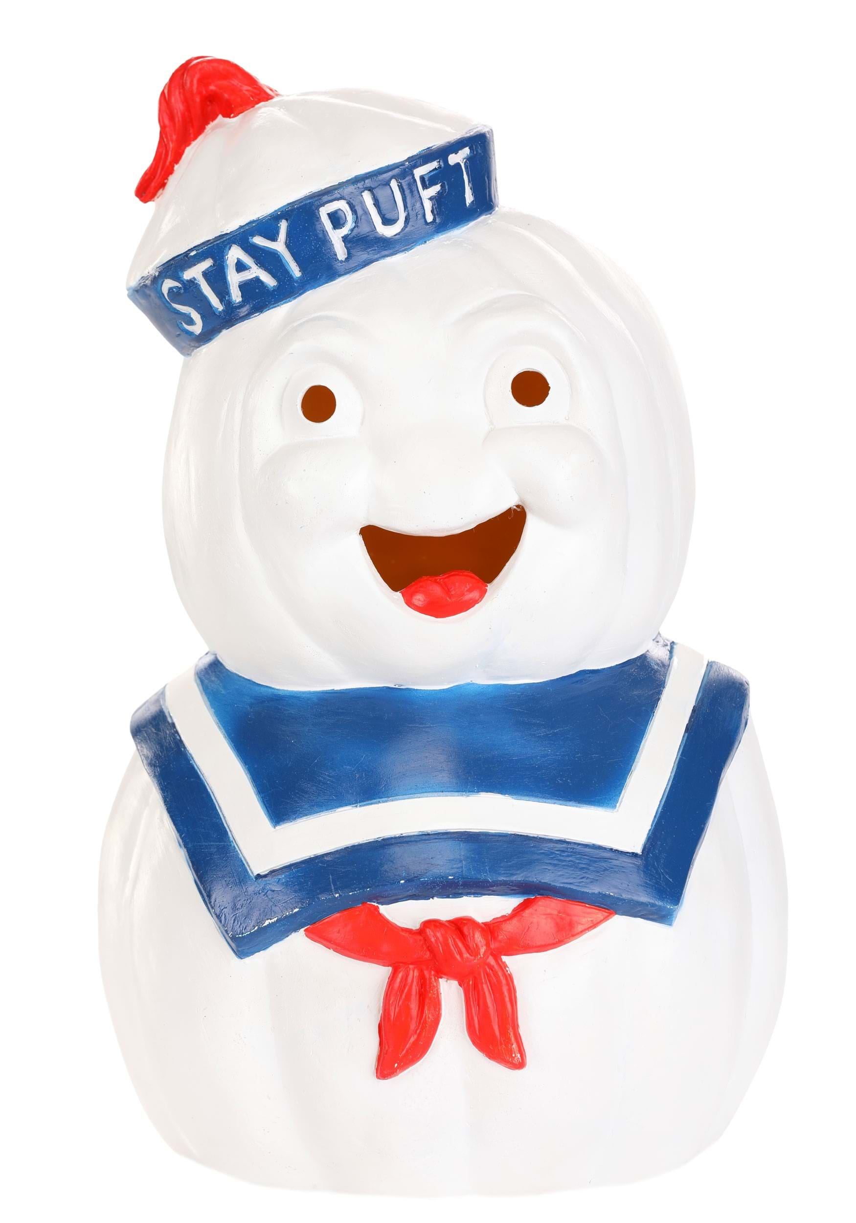 12 Ghostbusters Light Up Stay Puft Pumpkin Halloween Prop | Ghostbusters Decorations