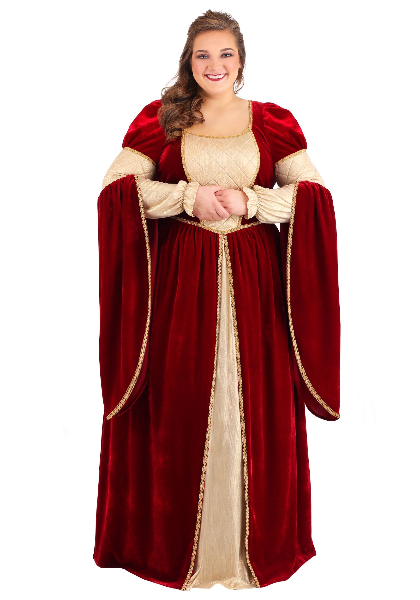 Plus Size Regal Renaissance Queen Women