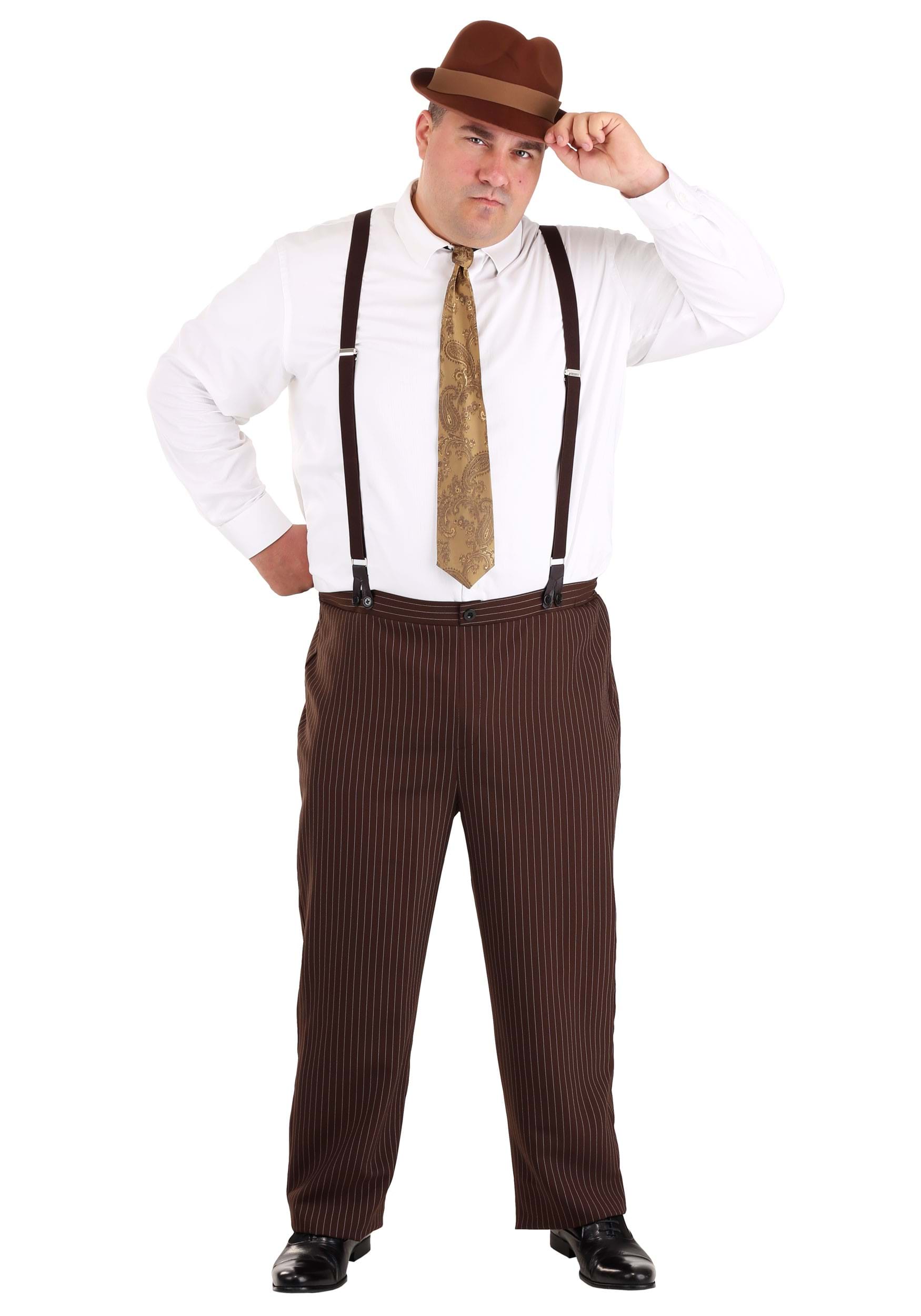 Men's Plus Size Clyde Costume | Decade Costumes