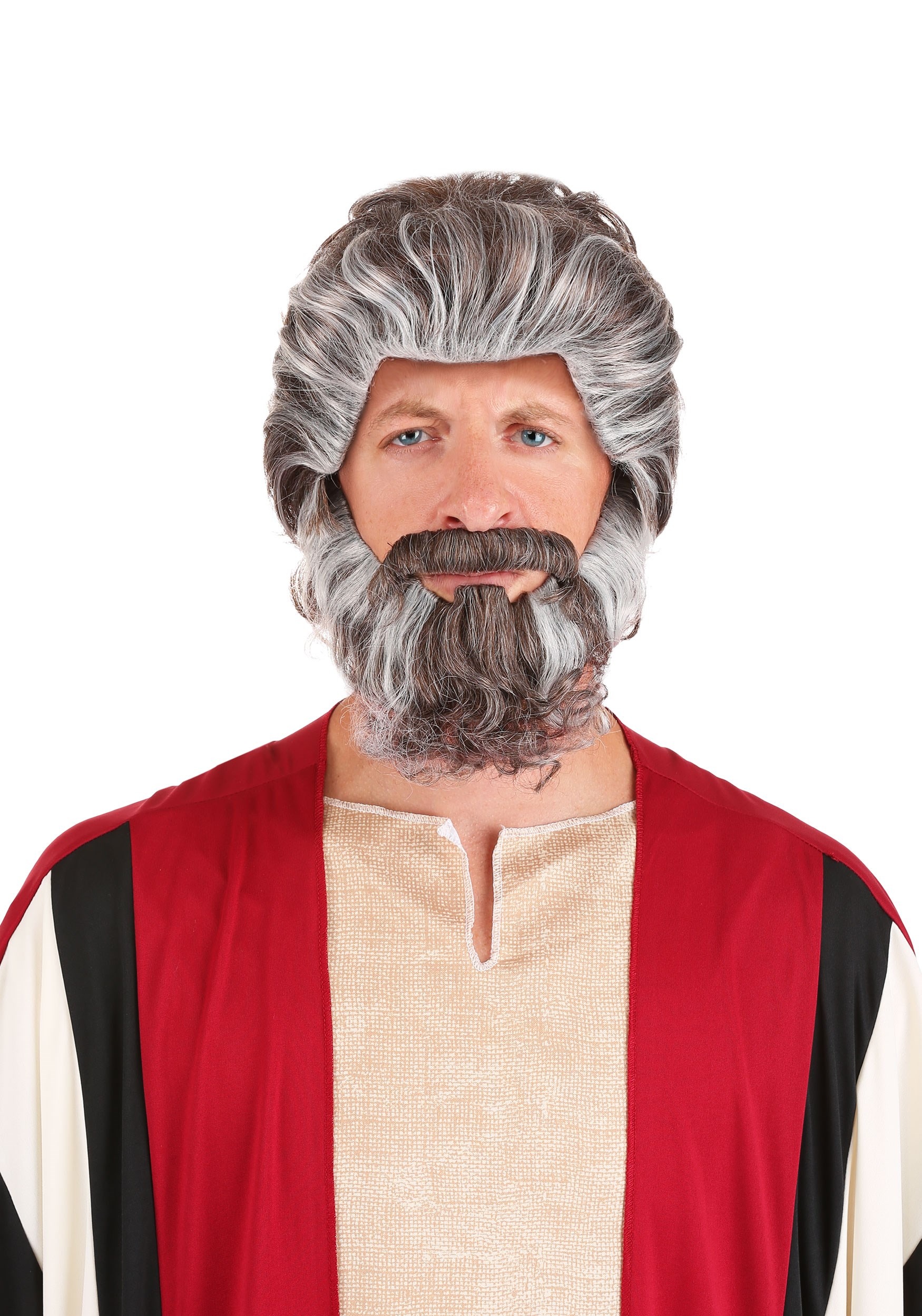 Biblical Moses Costume Wig and Beard for Adults | Religious Accessories