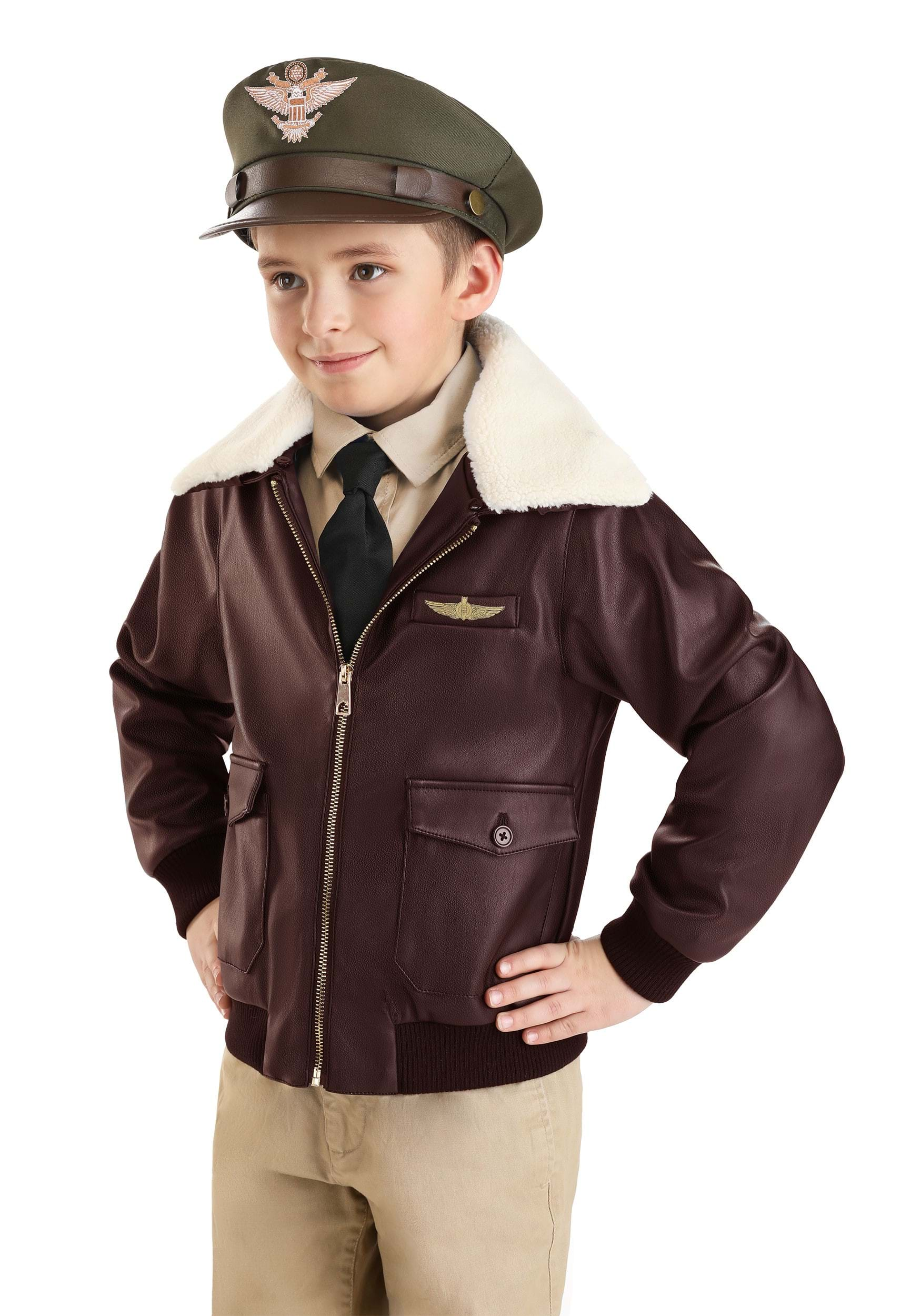 Child WW2 Pilot Costume Jacket | Military Costumes