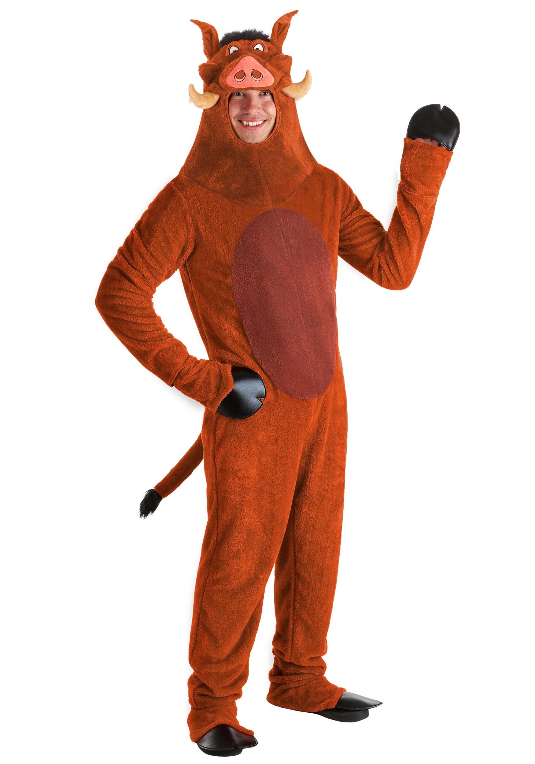 Adult Disney The Lion King Pumbaa Costume | Disney Costumes