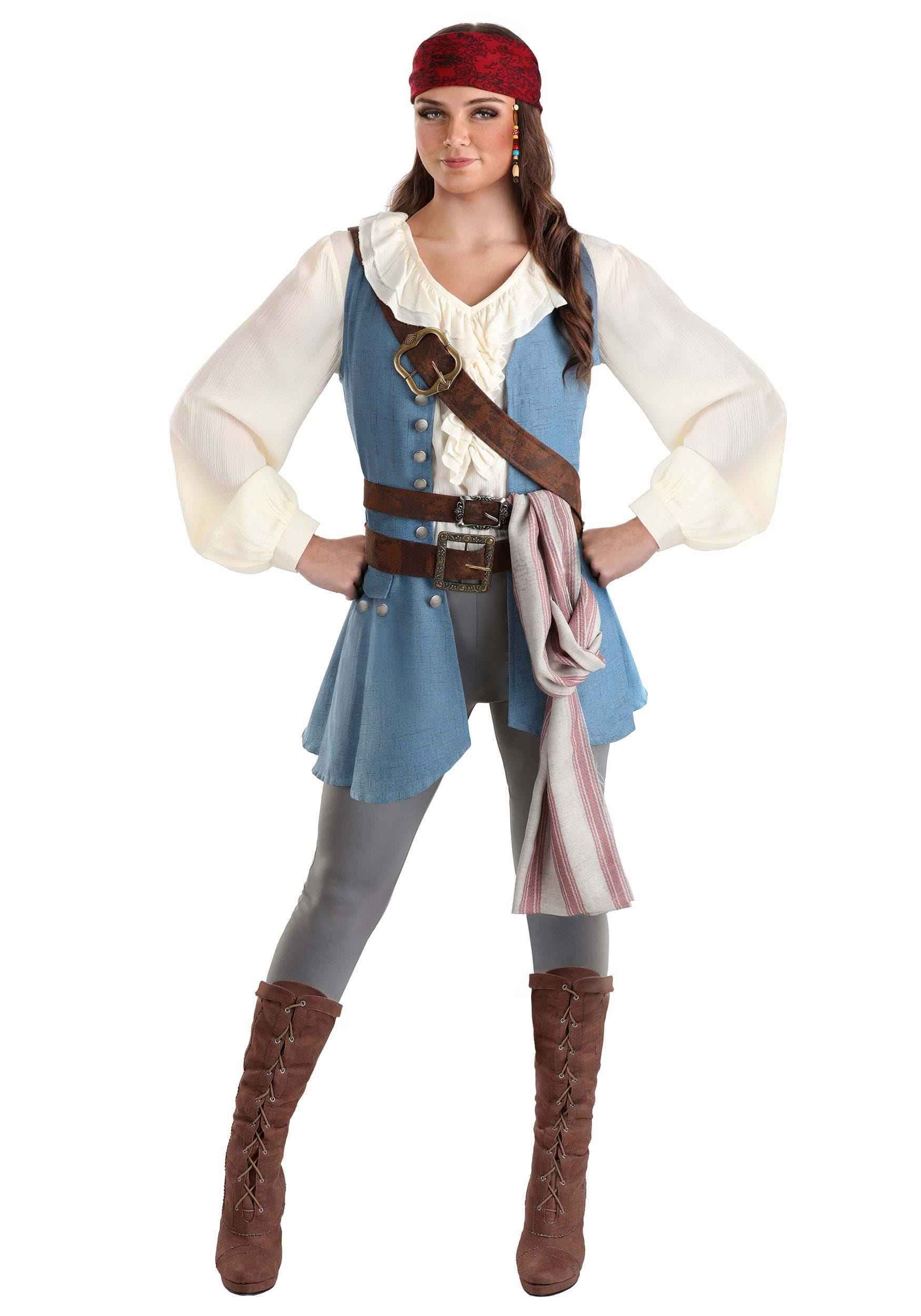 Disney Pirates of the Caribbean Women's Jack Sparrow Costume | Disney Costumes