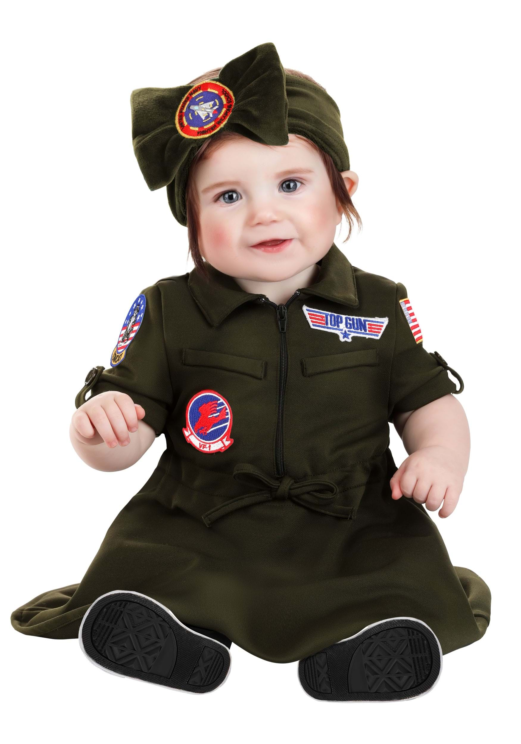 Infant Flight Suit Top Gun Costume Dress | Top Gun Costumes