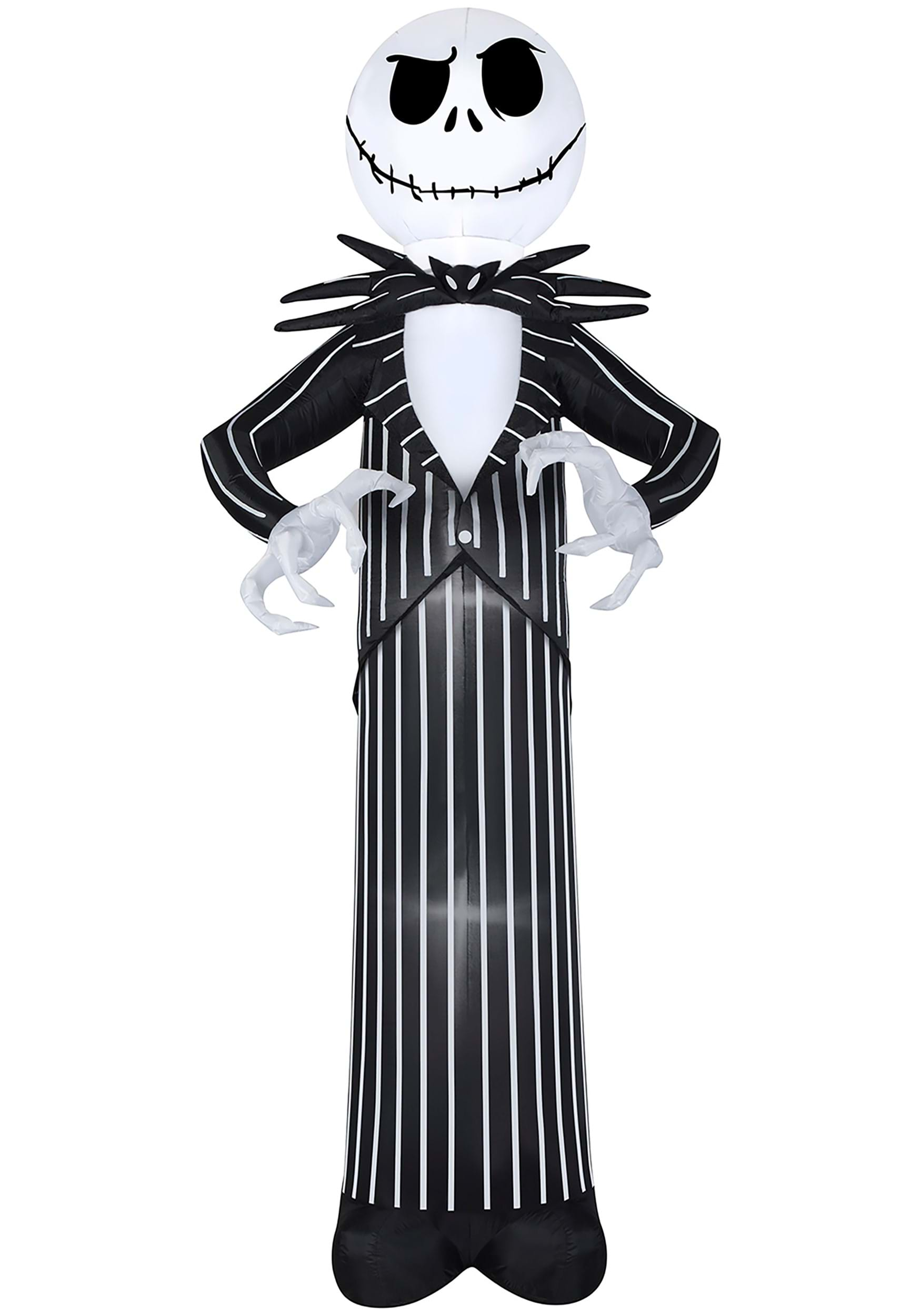 10FT Nightmare Before Christmas Jack Skellington Inflatable Halloween Prop | Disney Decorations