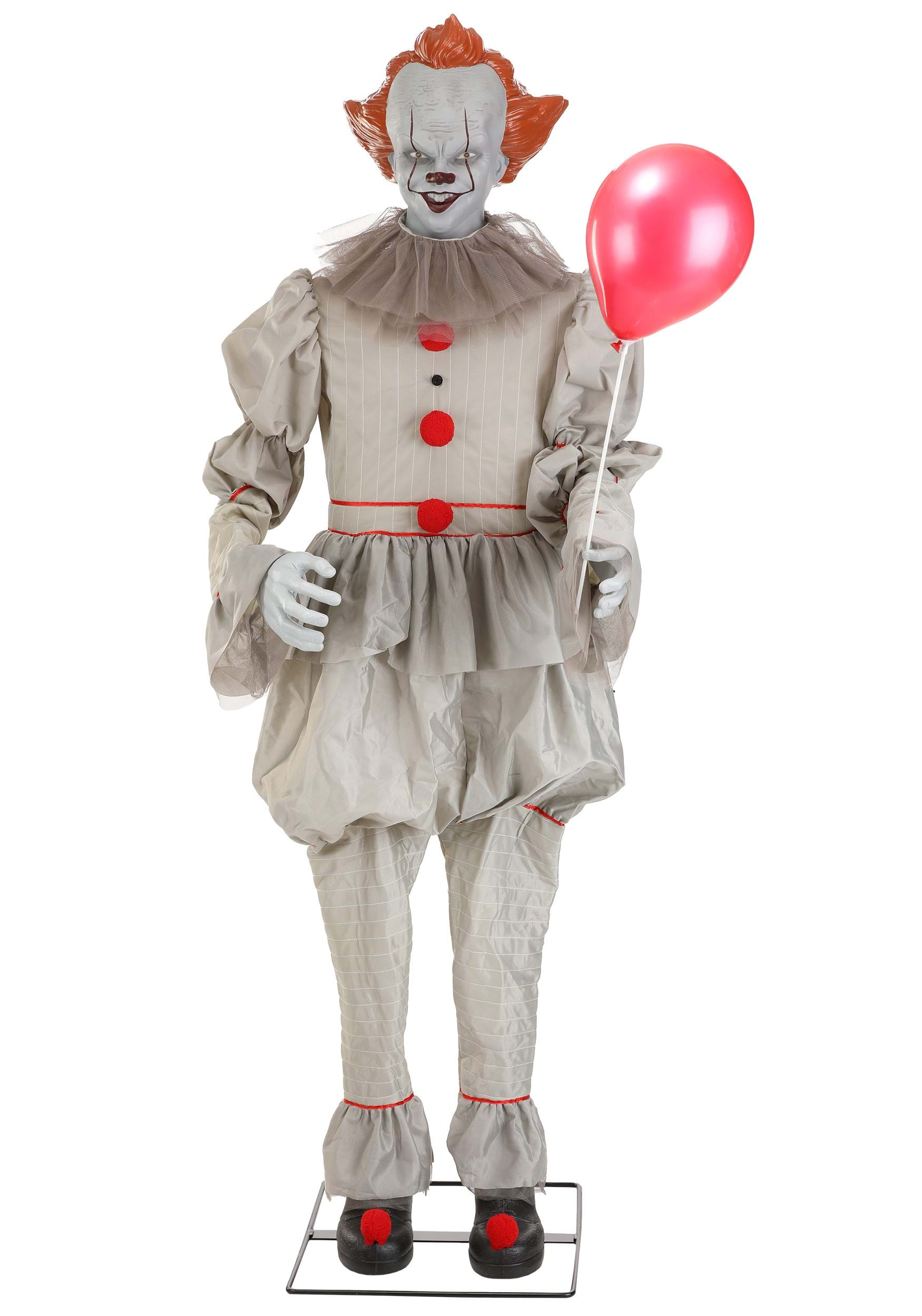 6FT Animated IT Pennywise Clown Halloween Prop | Horror Movie Decoration