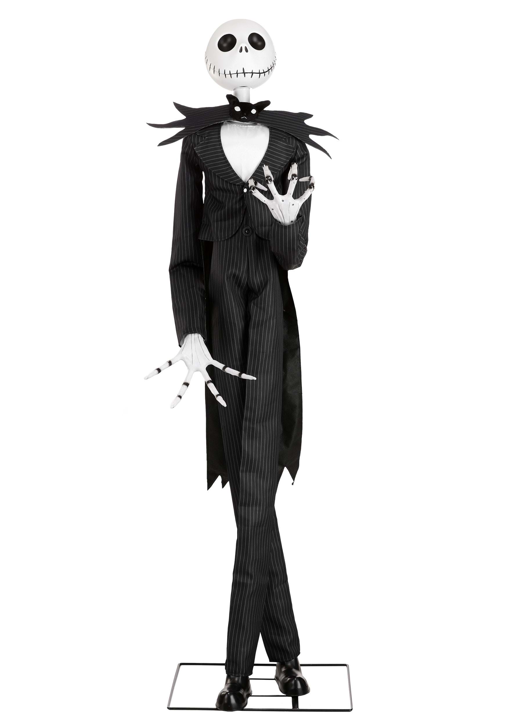 6FT Nightmare Before Christmas Jack Skellington Animatronic Decoration | Disney Decorations