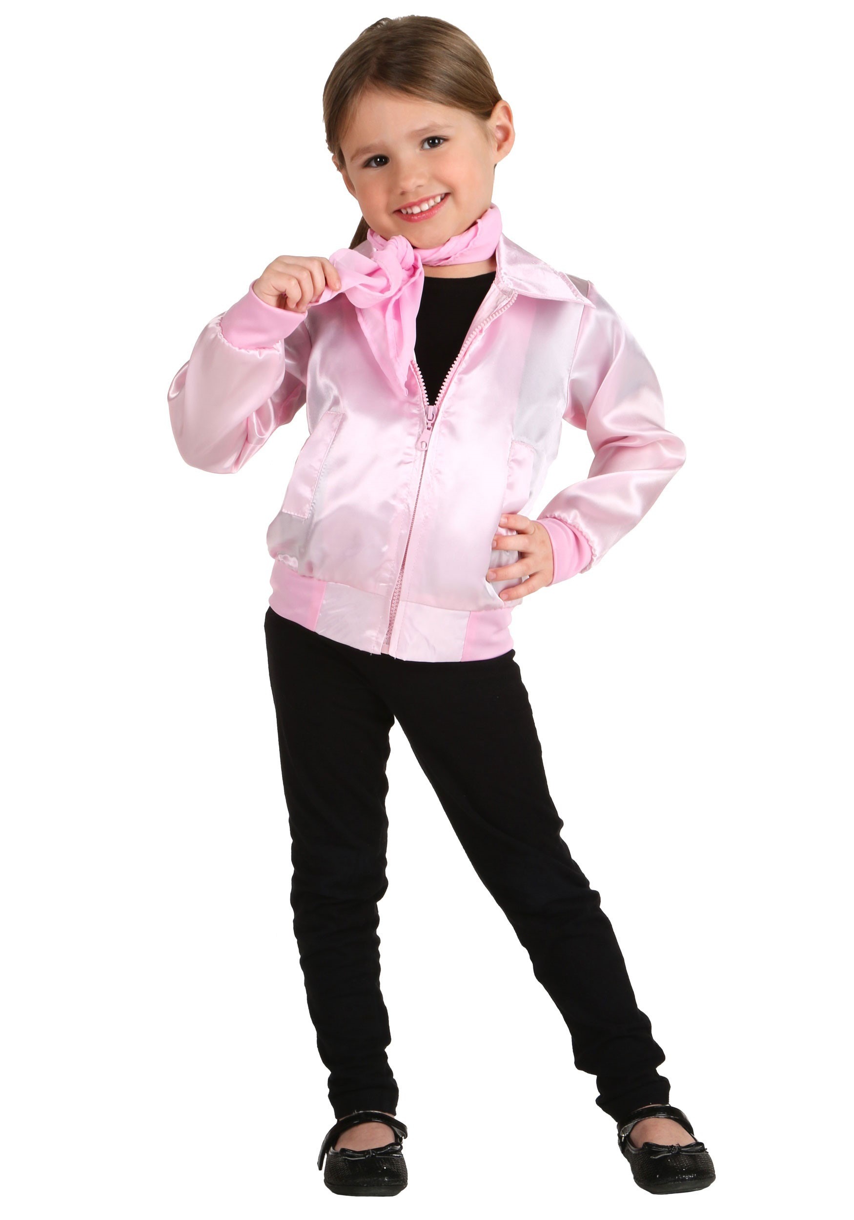 Grease Toddler Pink Ladies Jacket Costume | Kid's Grease Costumes