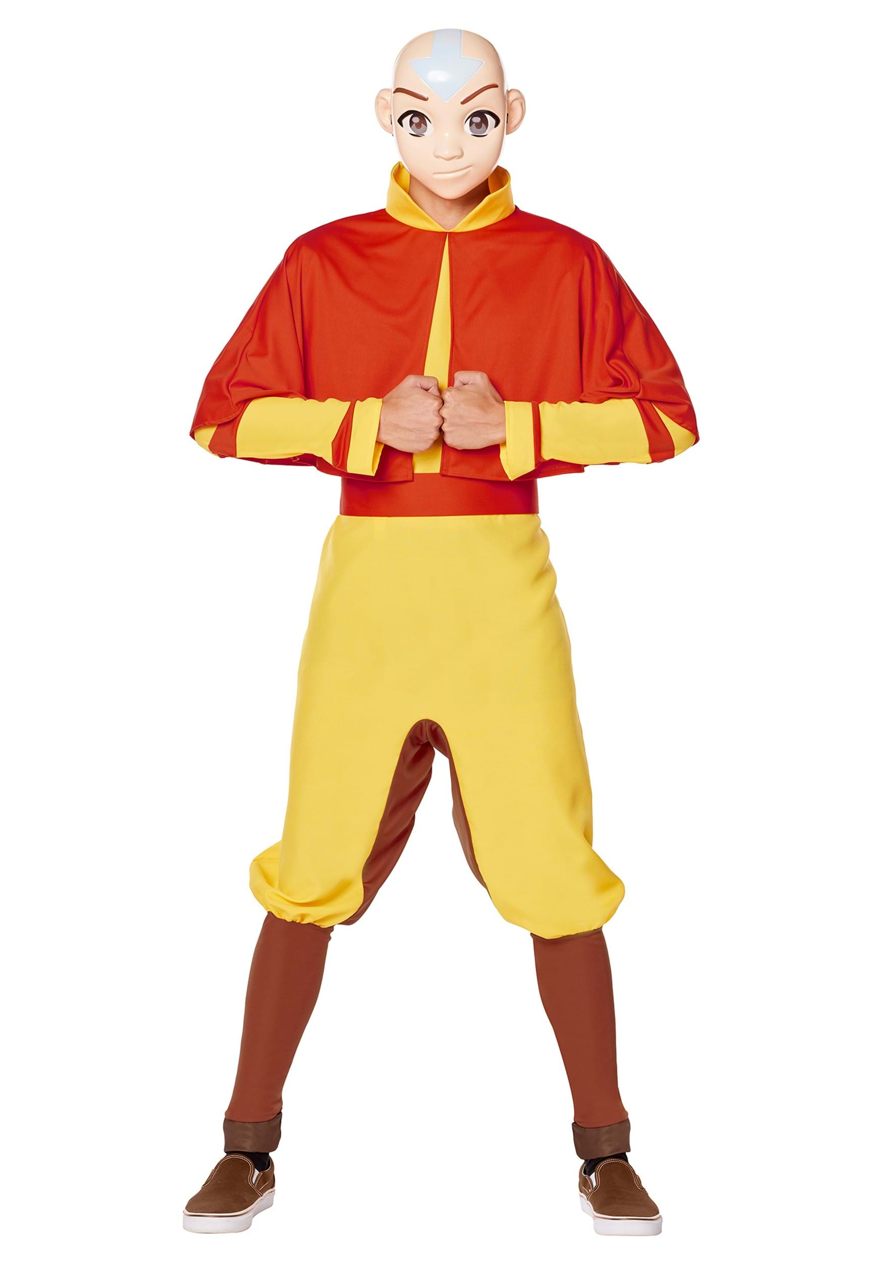 Avatar Aang Costume for Adults | Avatar the Last Airbender Costumes