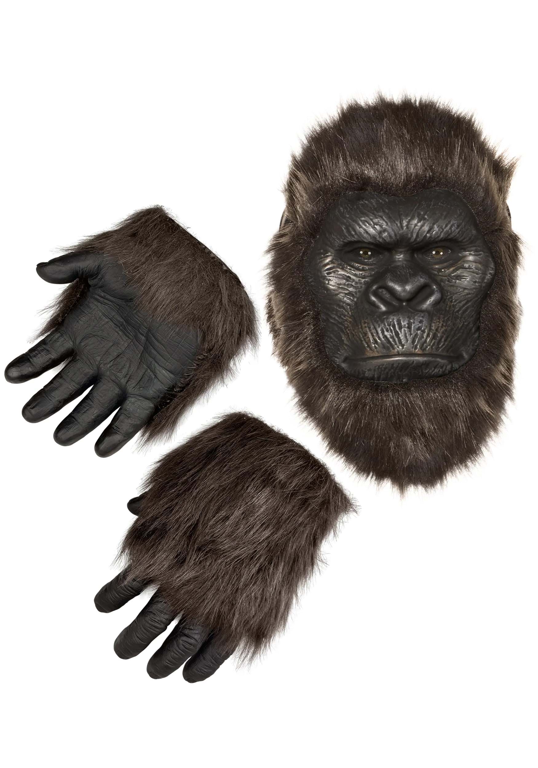Child Godzilla x Kong Kong Costume Mask and Gloves | Godzilla Accessories