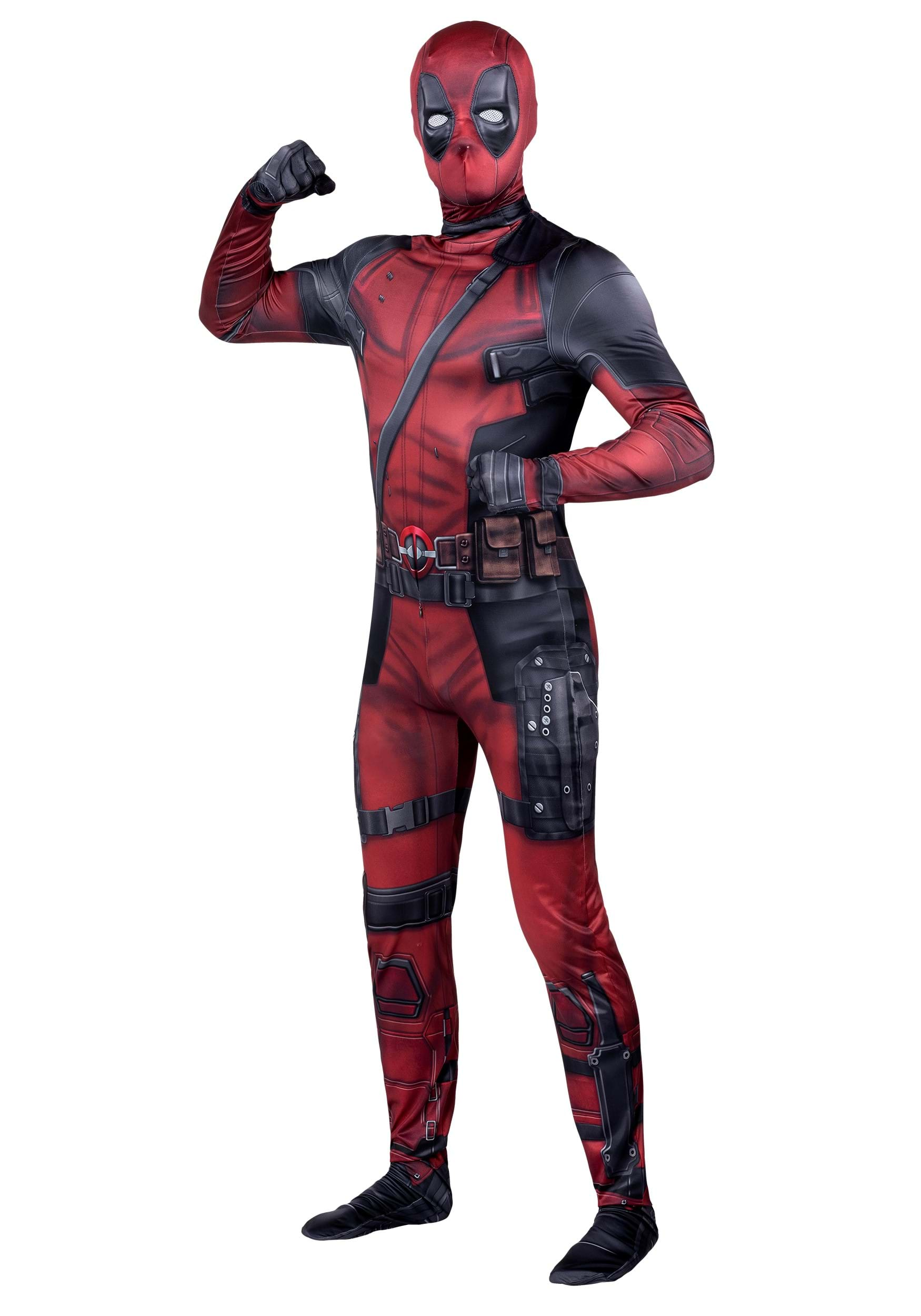 Adult Marvel Deadpool Zentai Suit Costume | Superhero Costumes