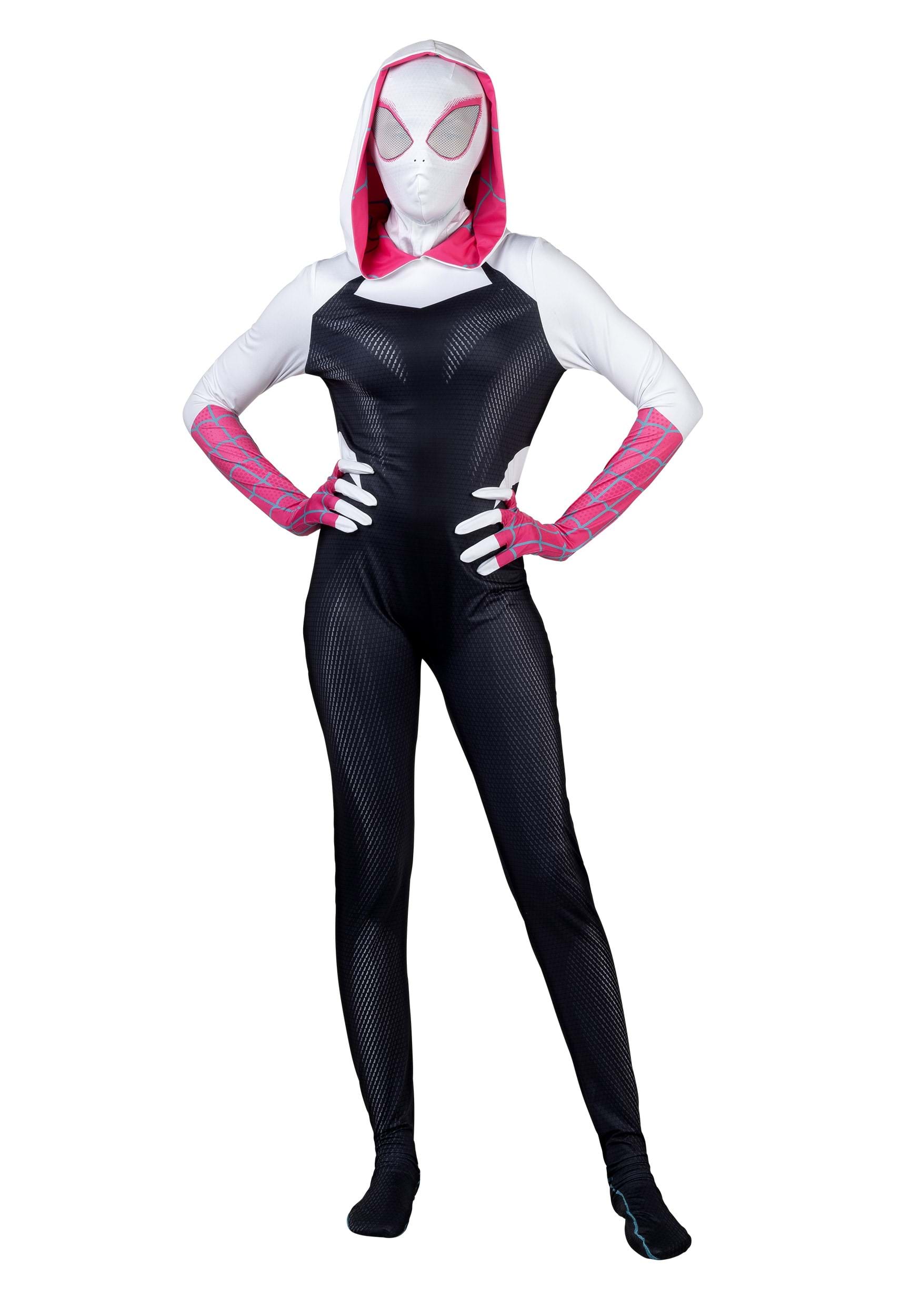 Adult Spider-Gwen Zentai Suit Costume | Marvel Costumes
