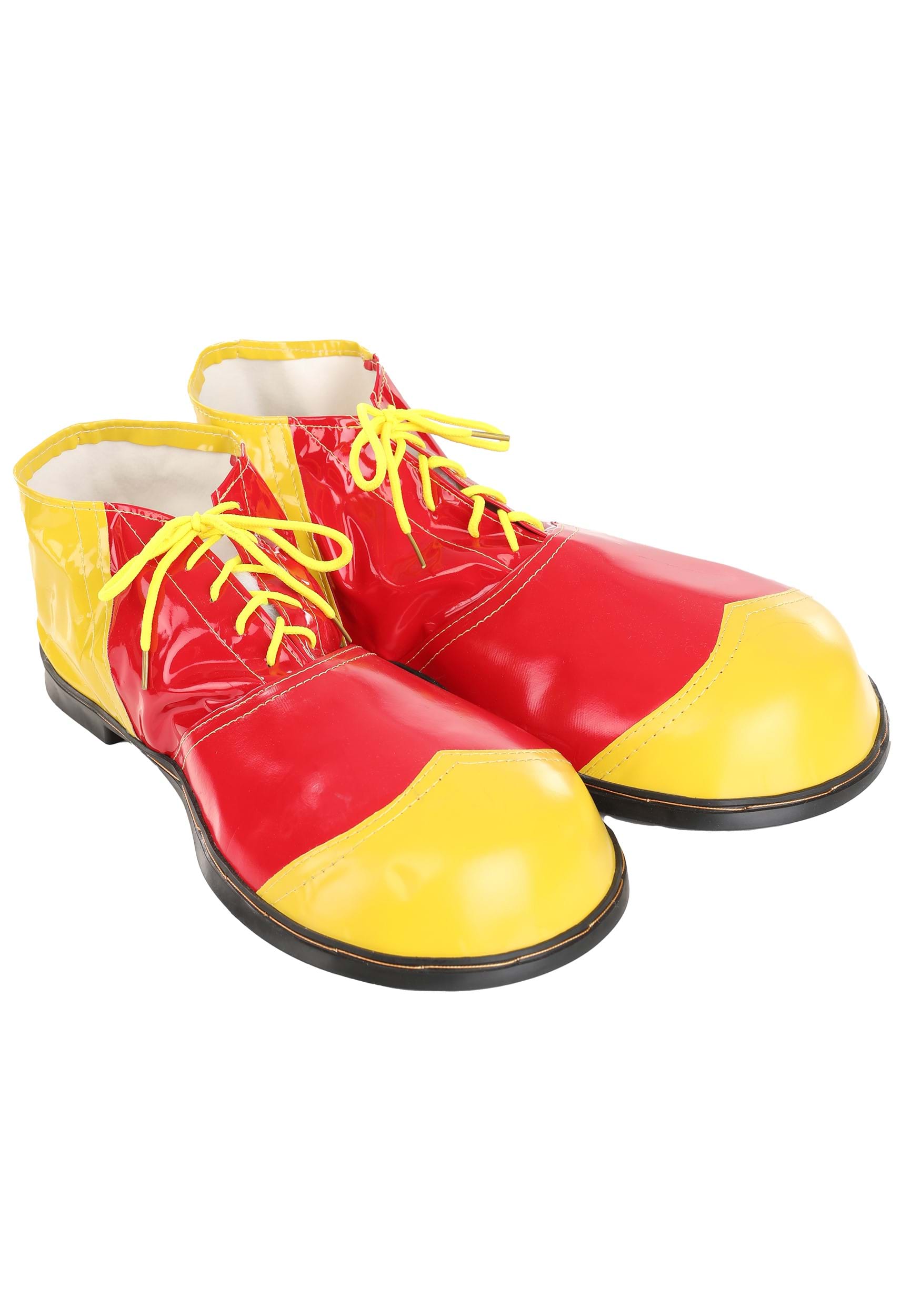 Jumbo Red and Yellow Clown Shoes | Clown Accessories