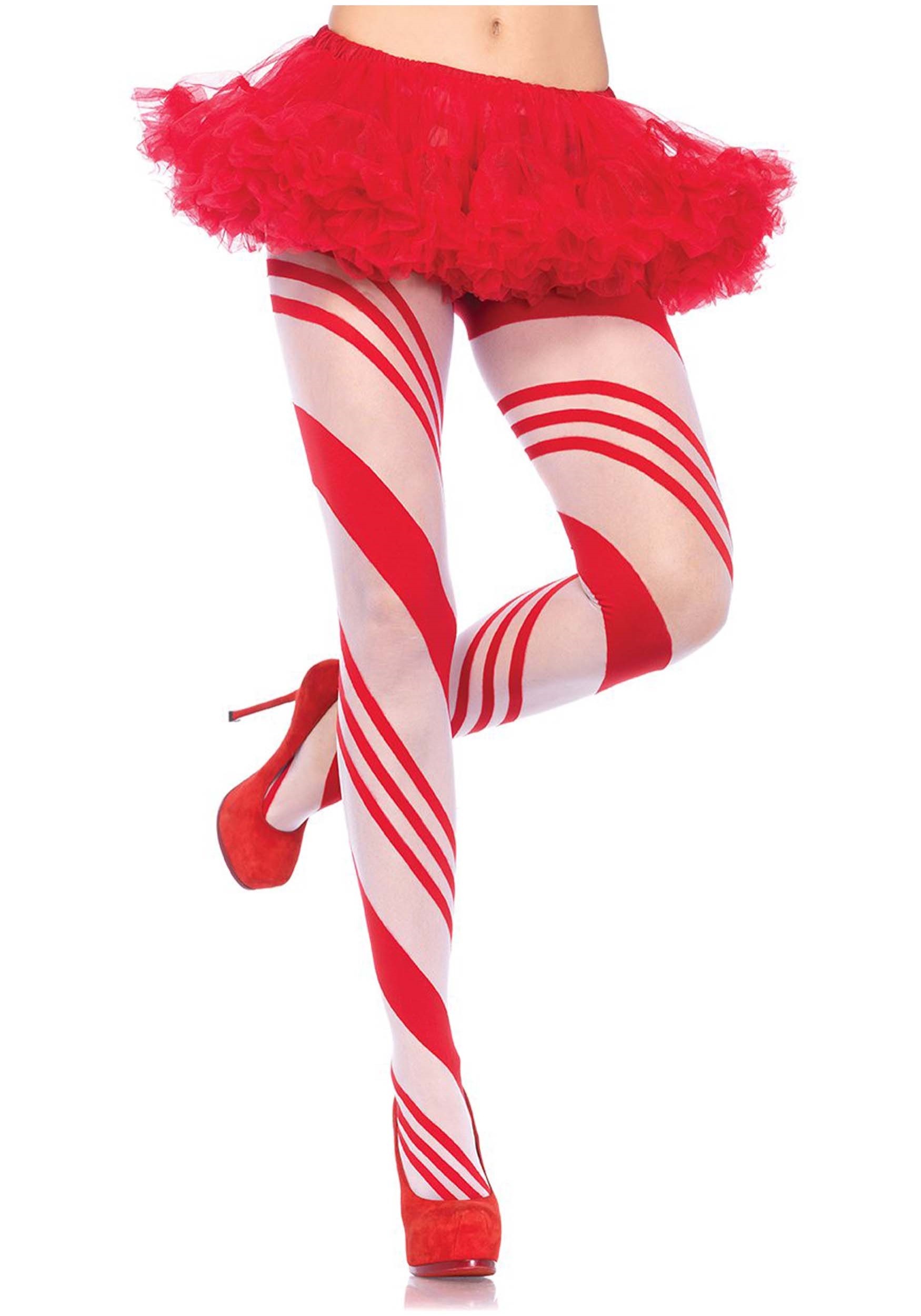 Candy Cane Women's Tights | Christmas Accessories