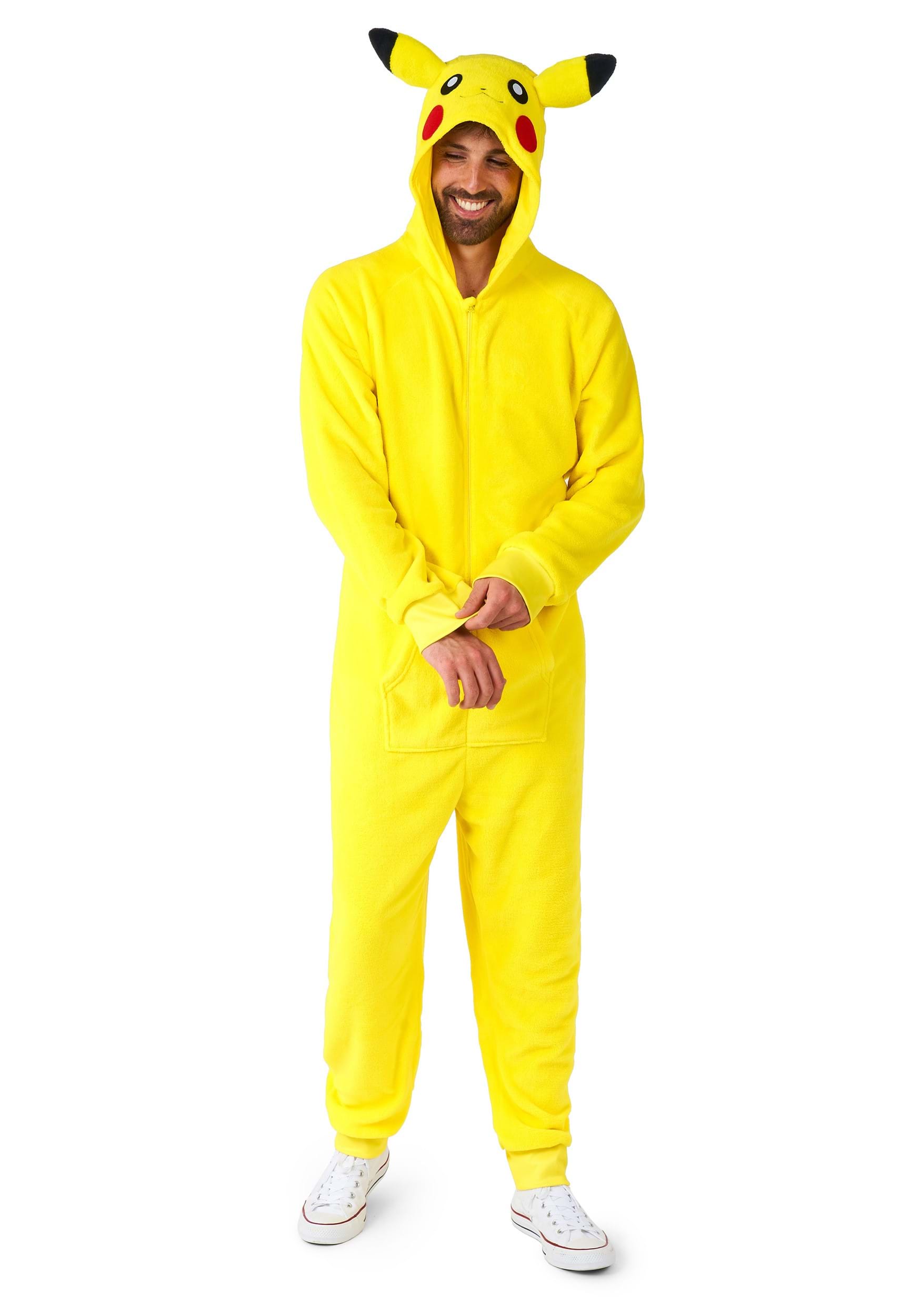 Pokémon Adult Pikachu Costume Onesie | Pokémon Costumes